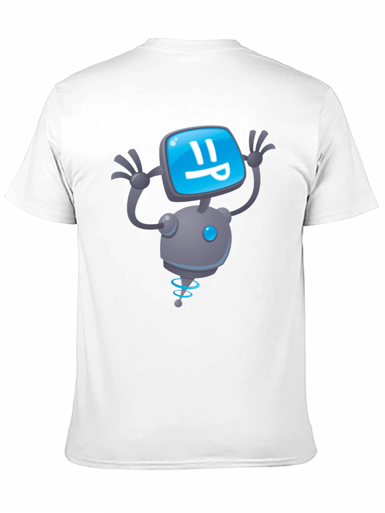 Robot Graphic Black T-Shirt