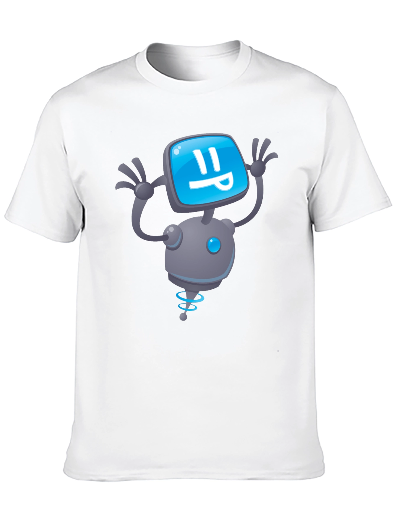 Robot Graphic Black T-Shirt