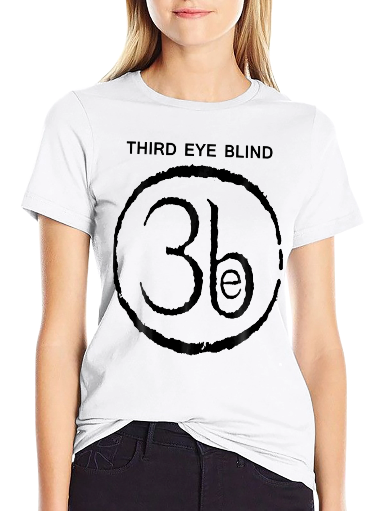 Third Eye Blind Band Logo Black T-Shirt