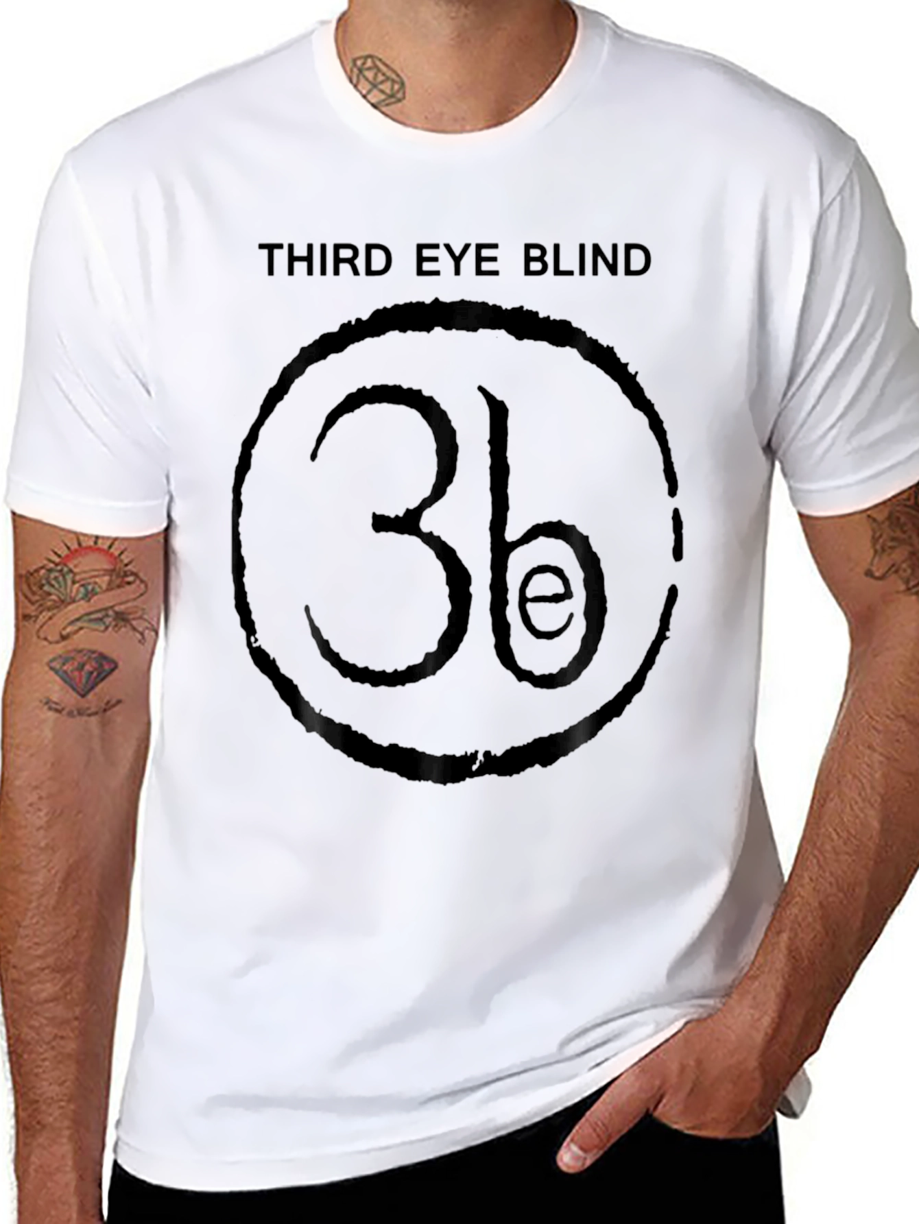 Third Eye Blind Band Logo Black T-Shirt