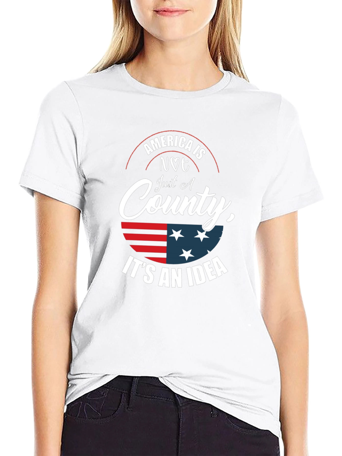 America is Not Just a Country Graphic T-Shirt