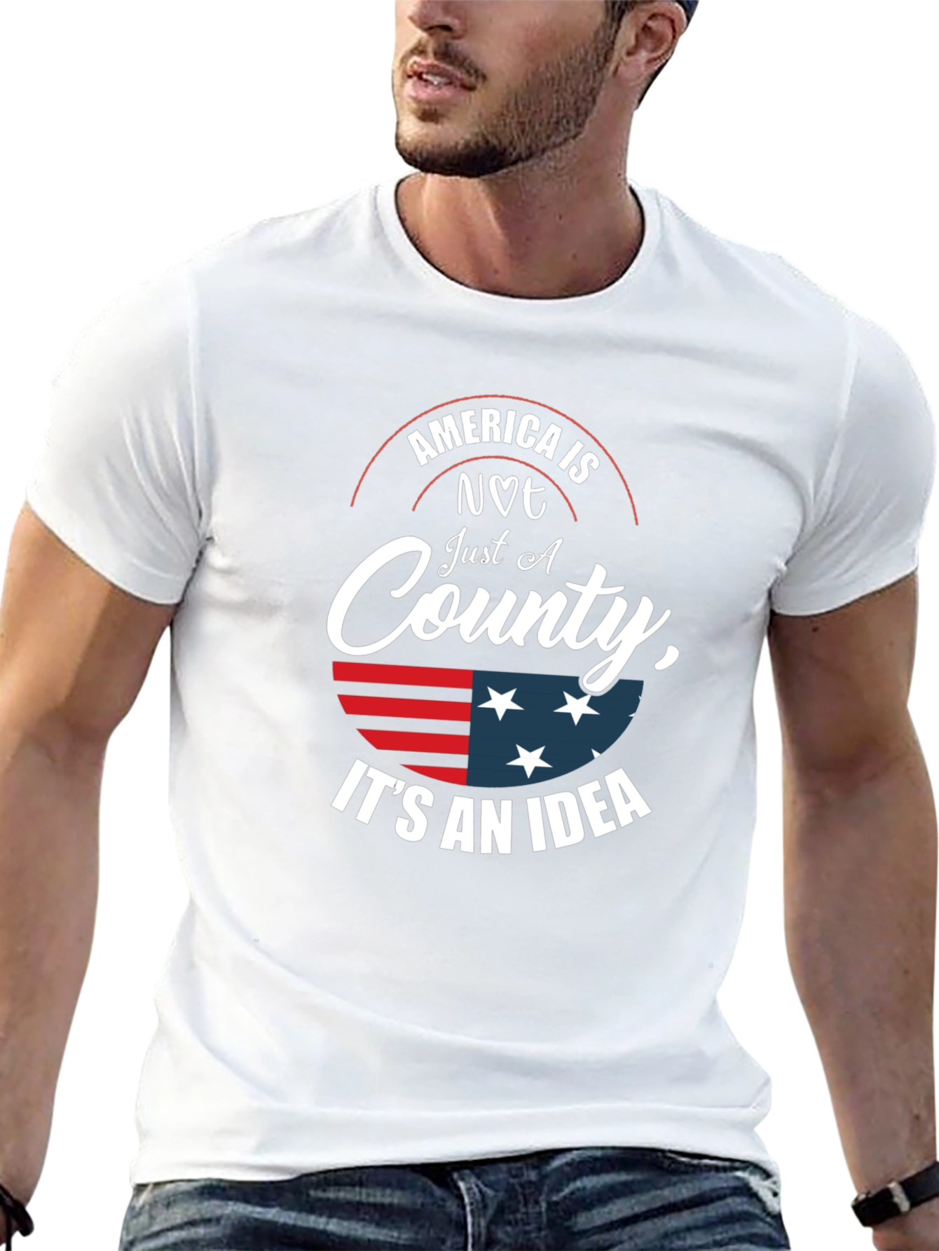 America is Not Just a Country Graphic T-Shirt