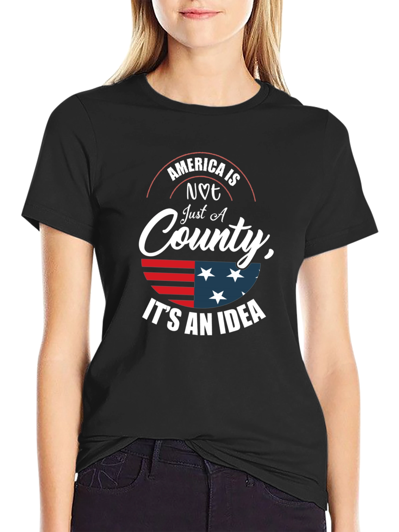 America is Not Just a Country Graphic T-Shirt