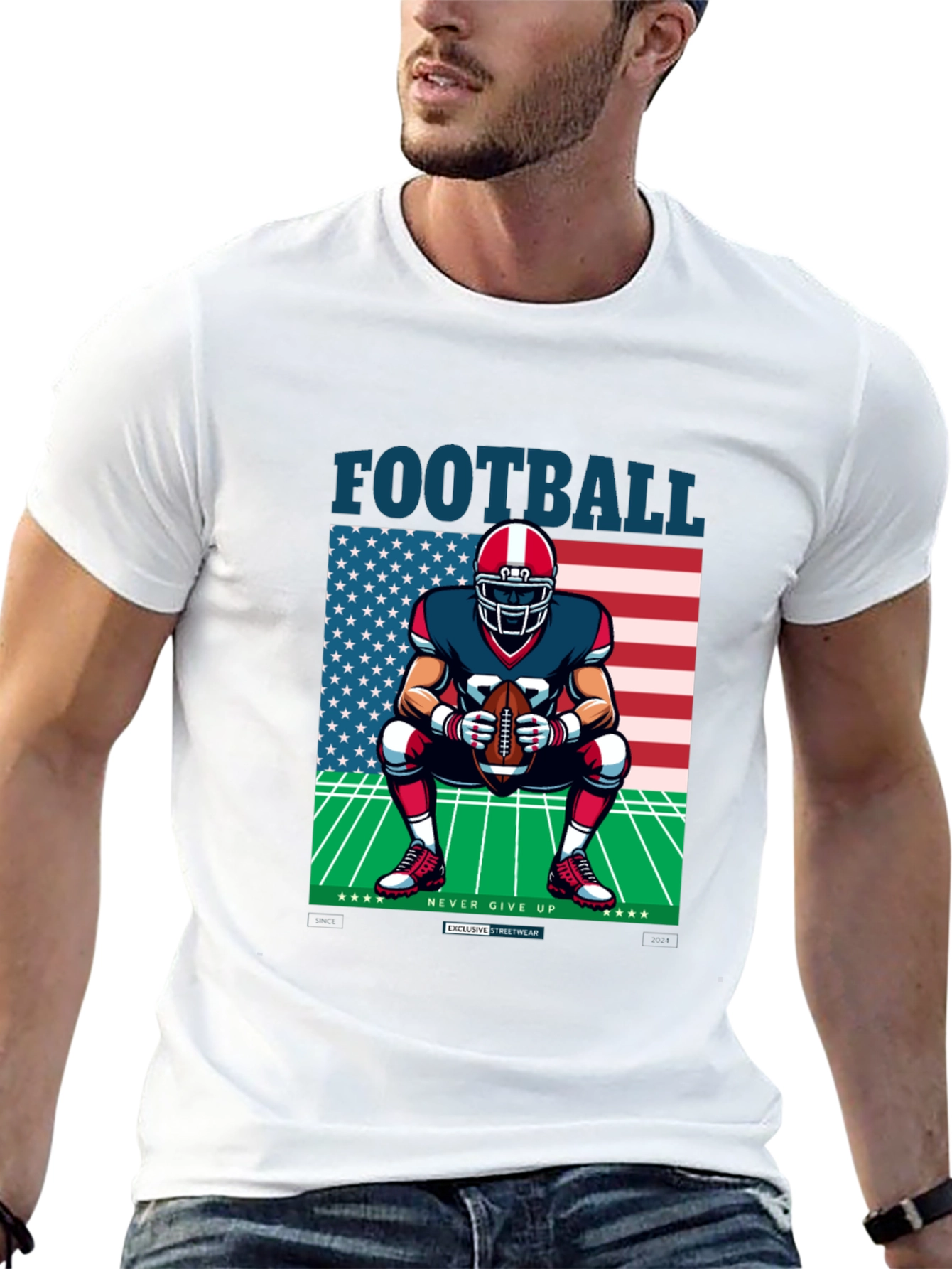 Football Player T-Shirt