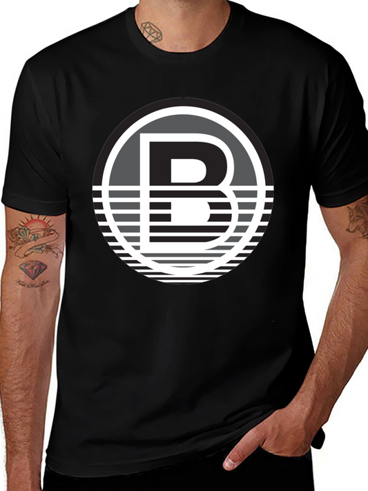 Black T-Shirt with Bold B Logo