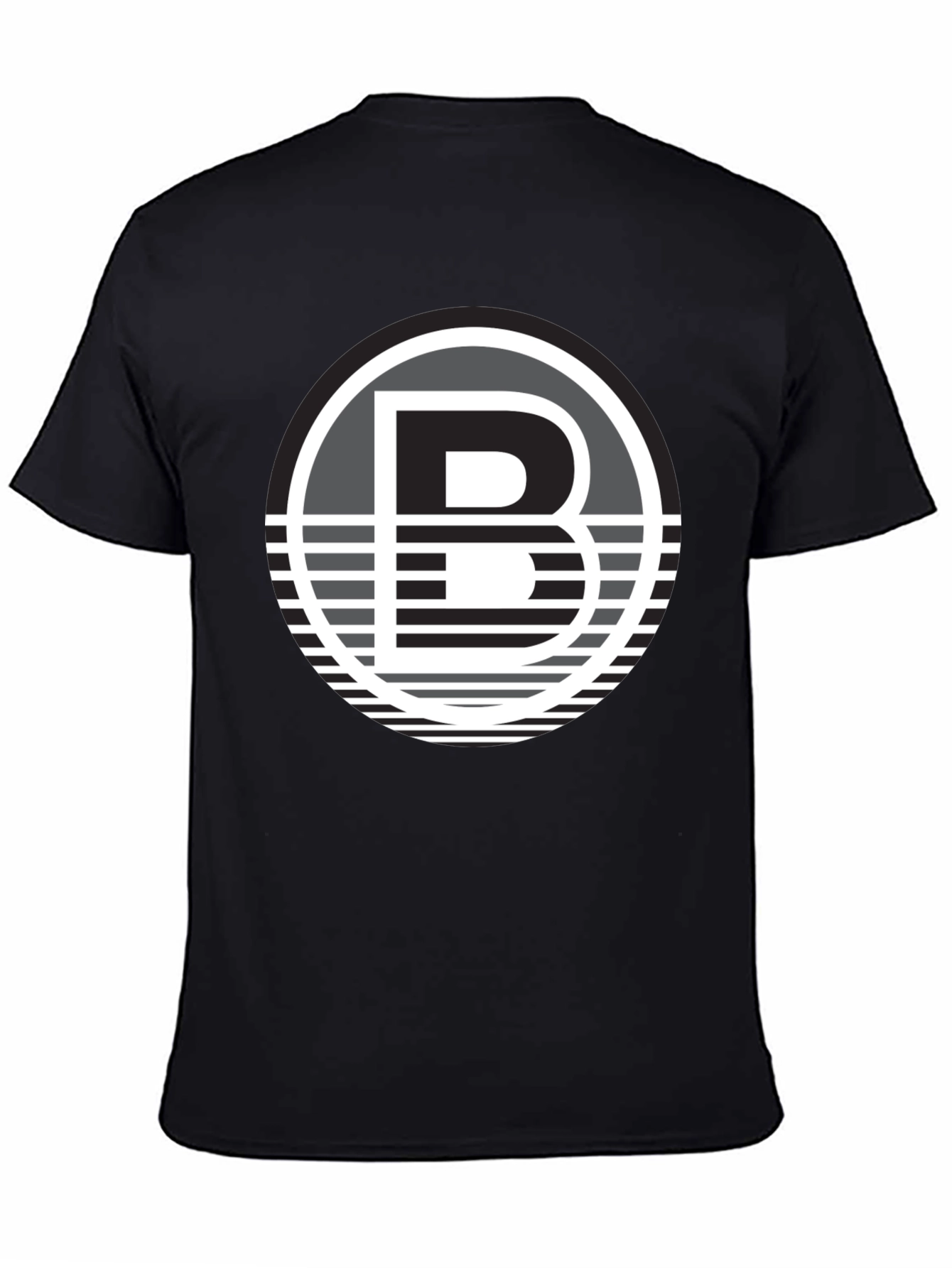 Black T-Shirt with Bold B Logo