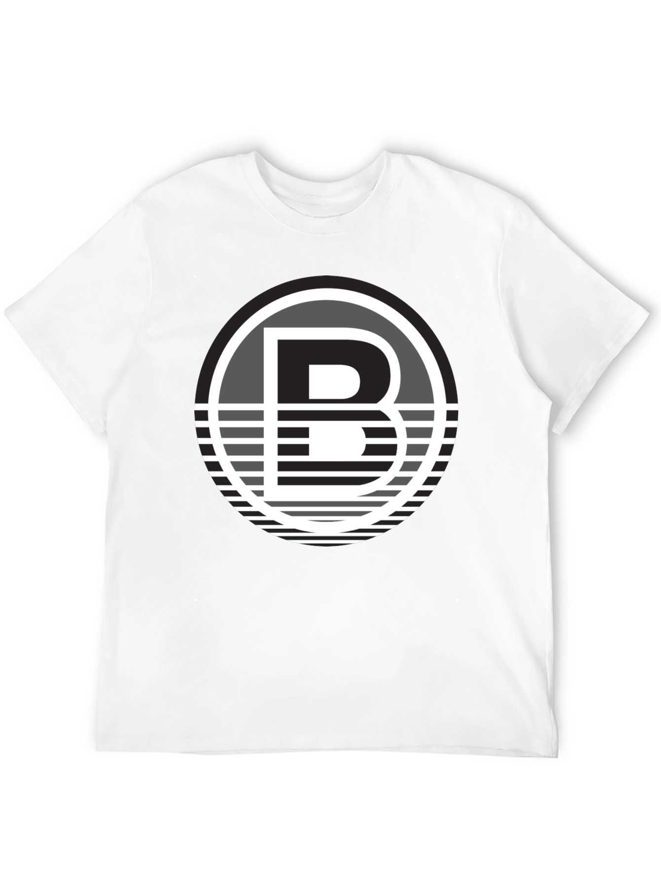 Black T-Shirt with Bold B Logo