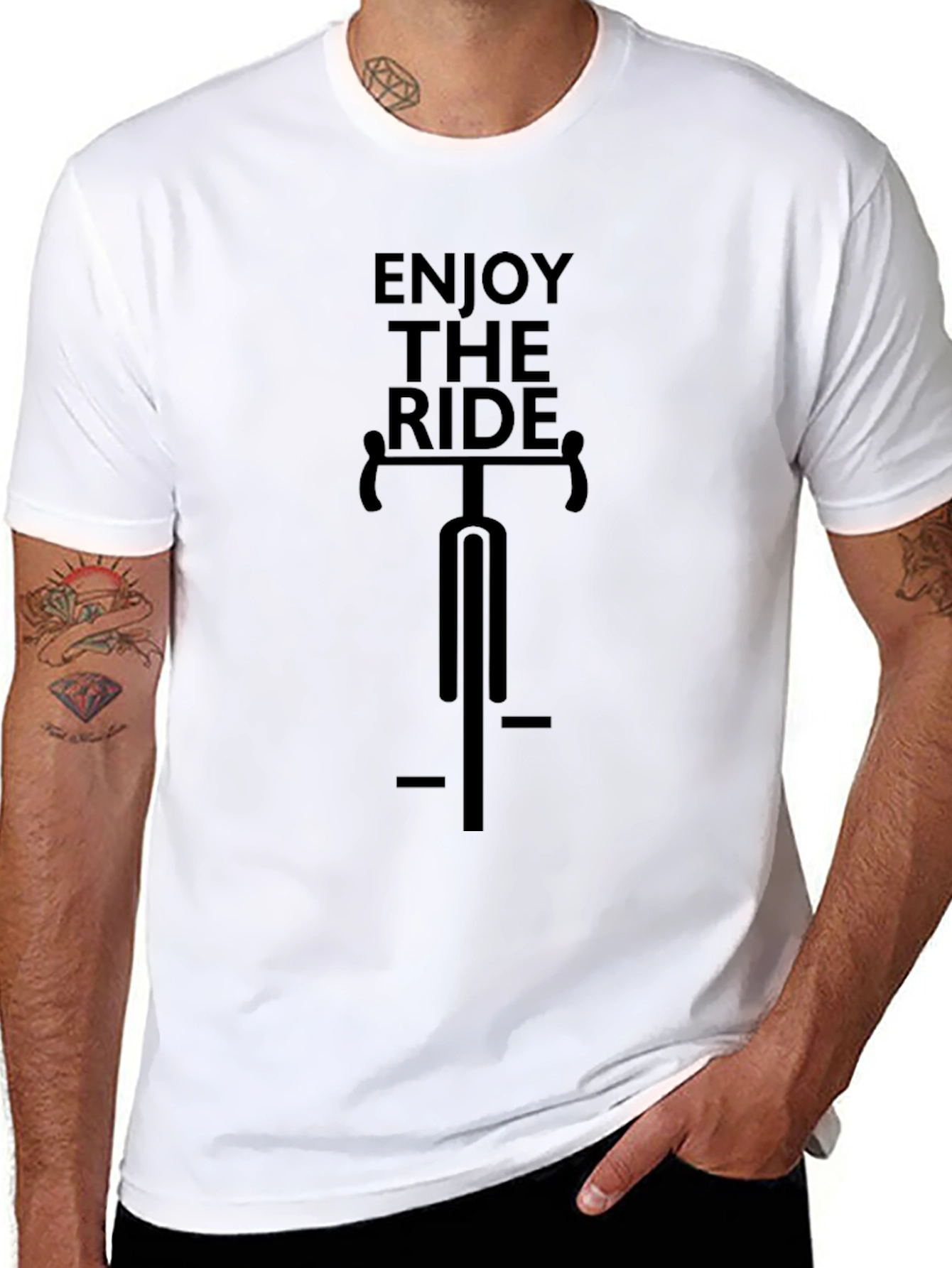 Enjoy the Ride - Bike Graphic T-Shirt