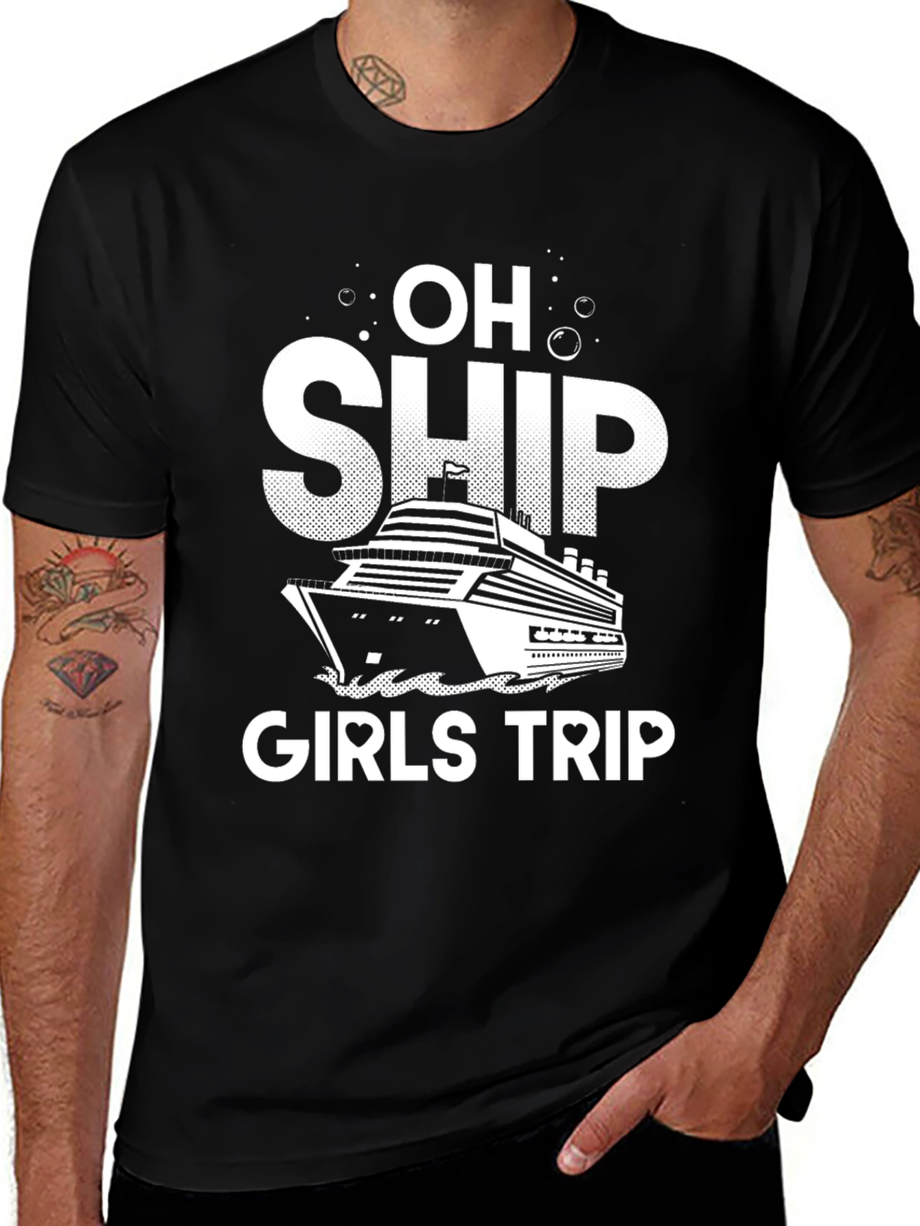 Oh Ship Girls Trip Cruise T-Shirt