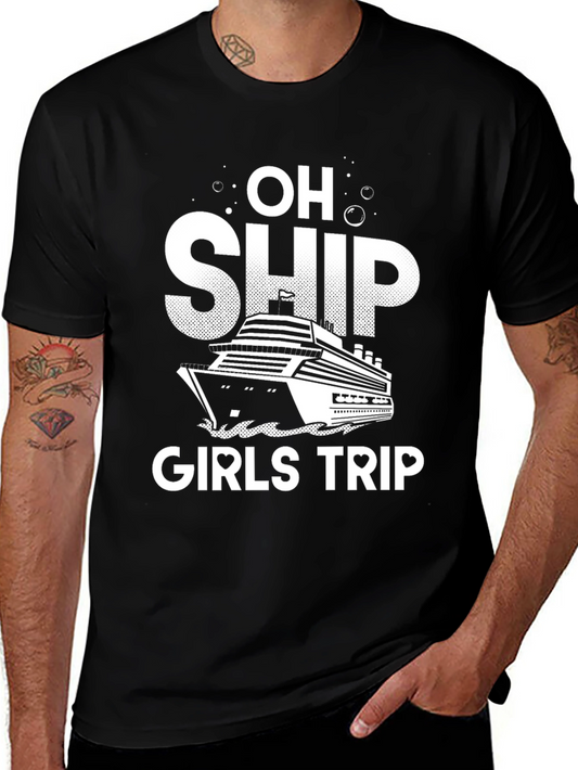 Oh Ship Girls Trip Cruise T-Shirt