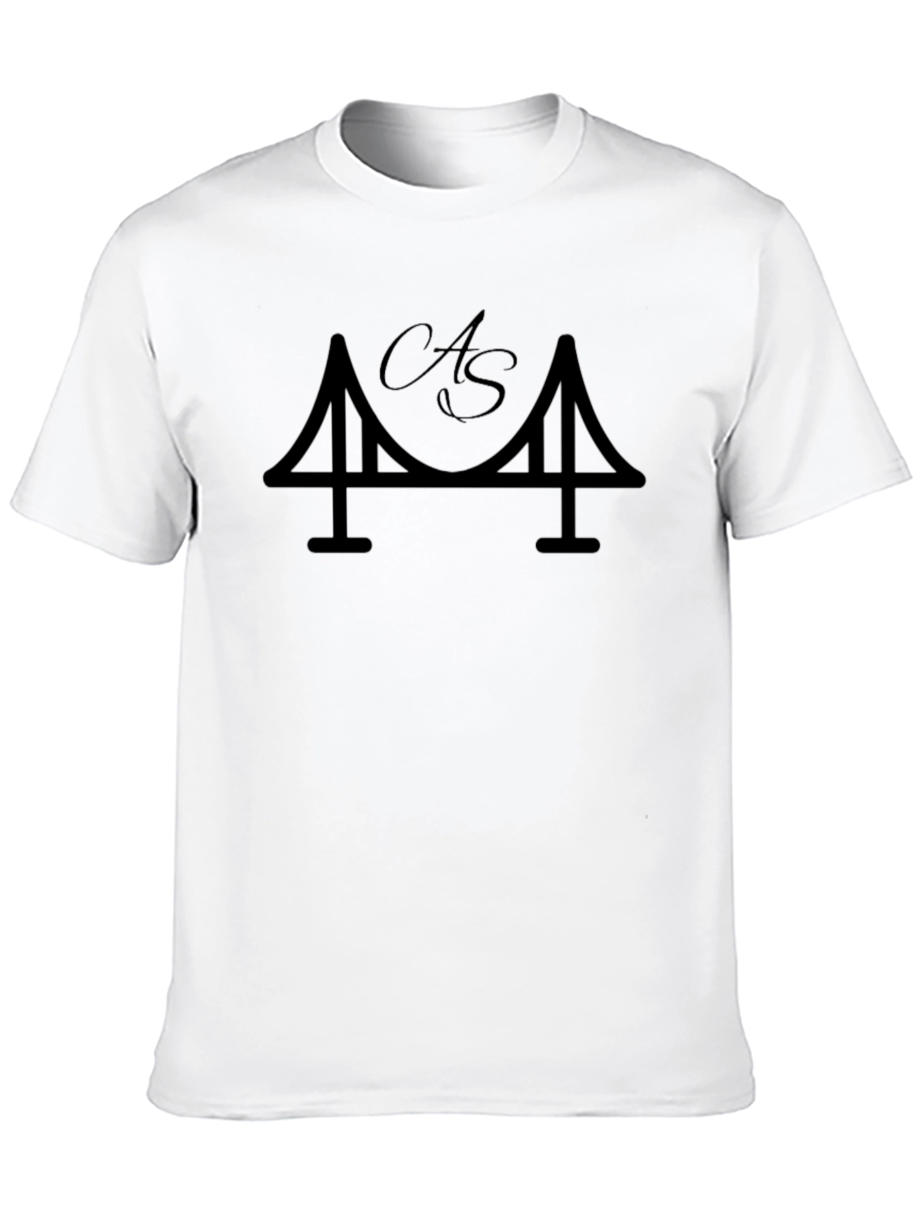 Black Bridge Graphic Tee - Modern Style