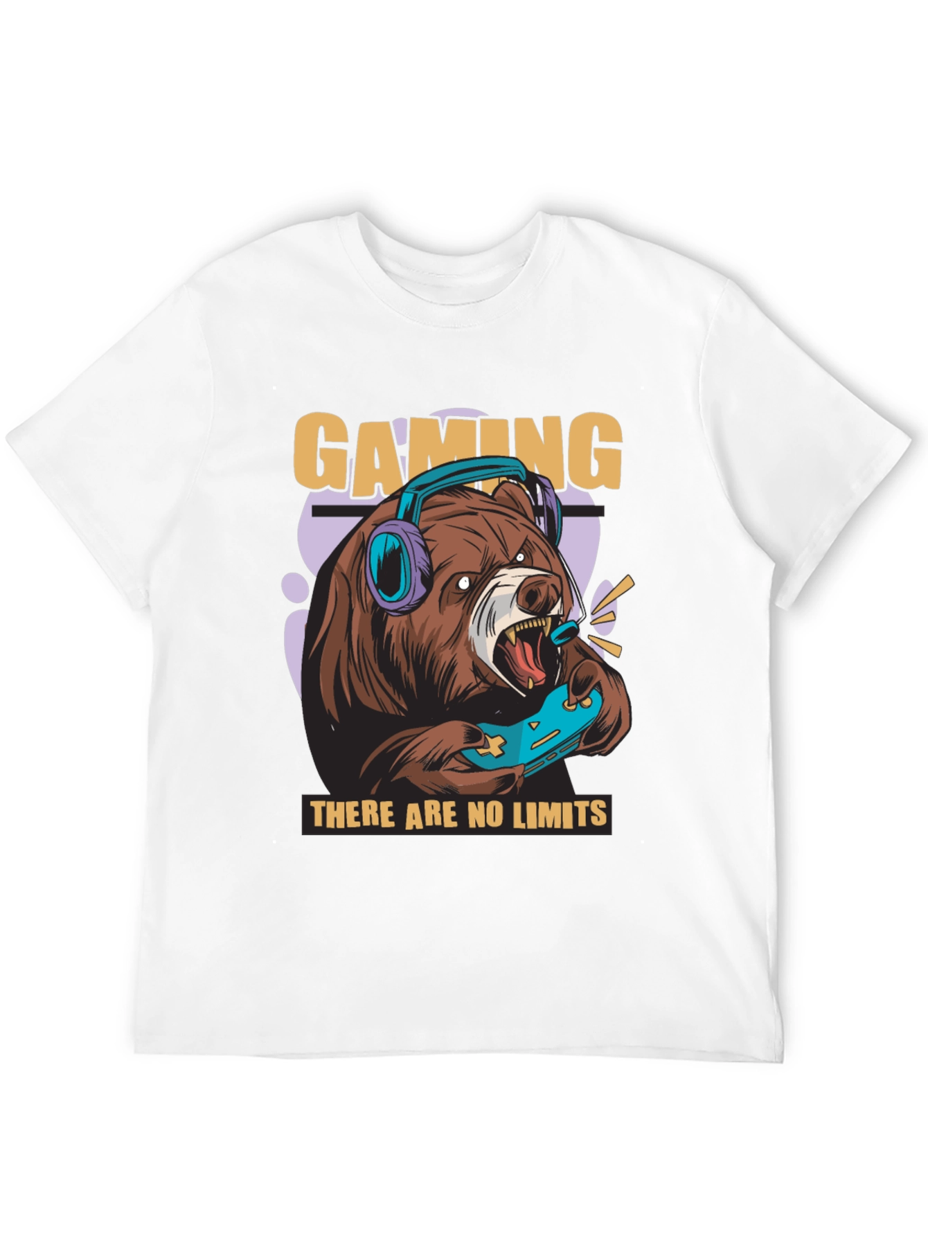 Gamer Bear T-Shirt - No Limits Gaming Apparel