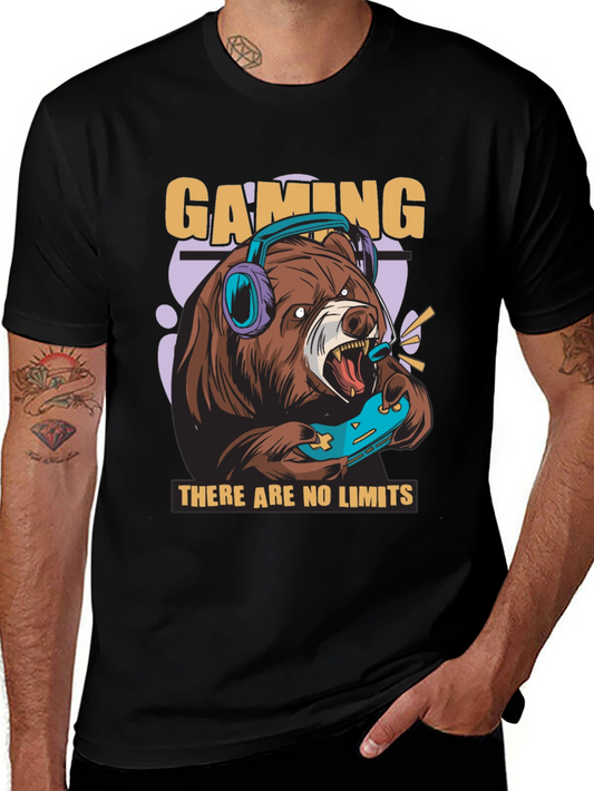 Gamer Bear T-Shirt - No Limits Gaming Apparel