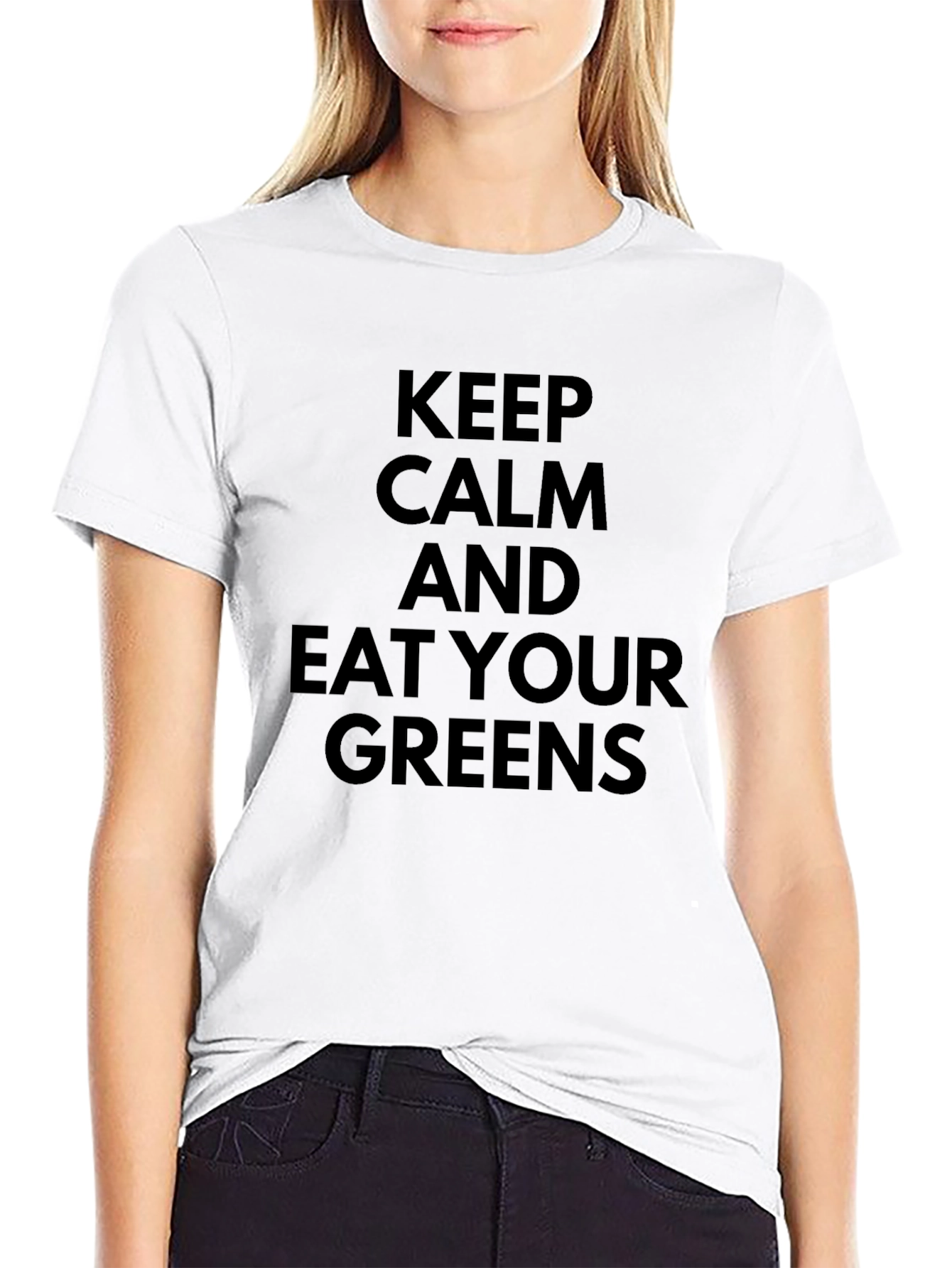 Keep Calm and Eat Your Greens T-Shirt