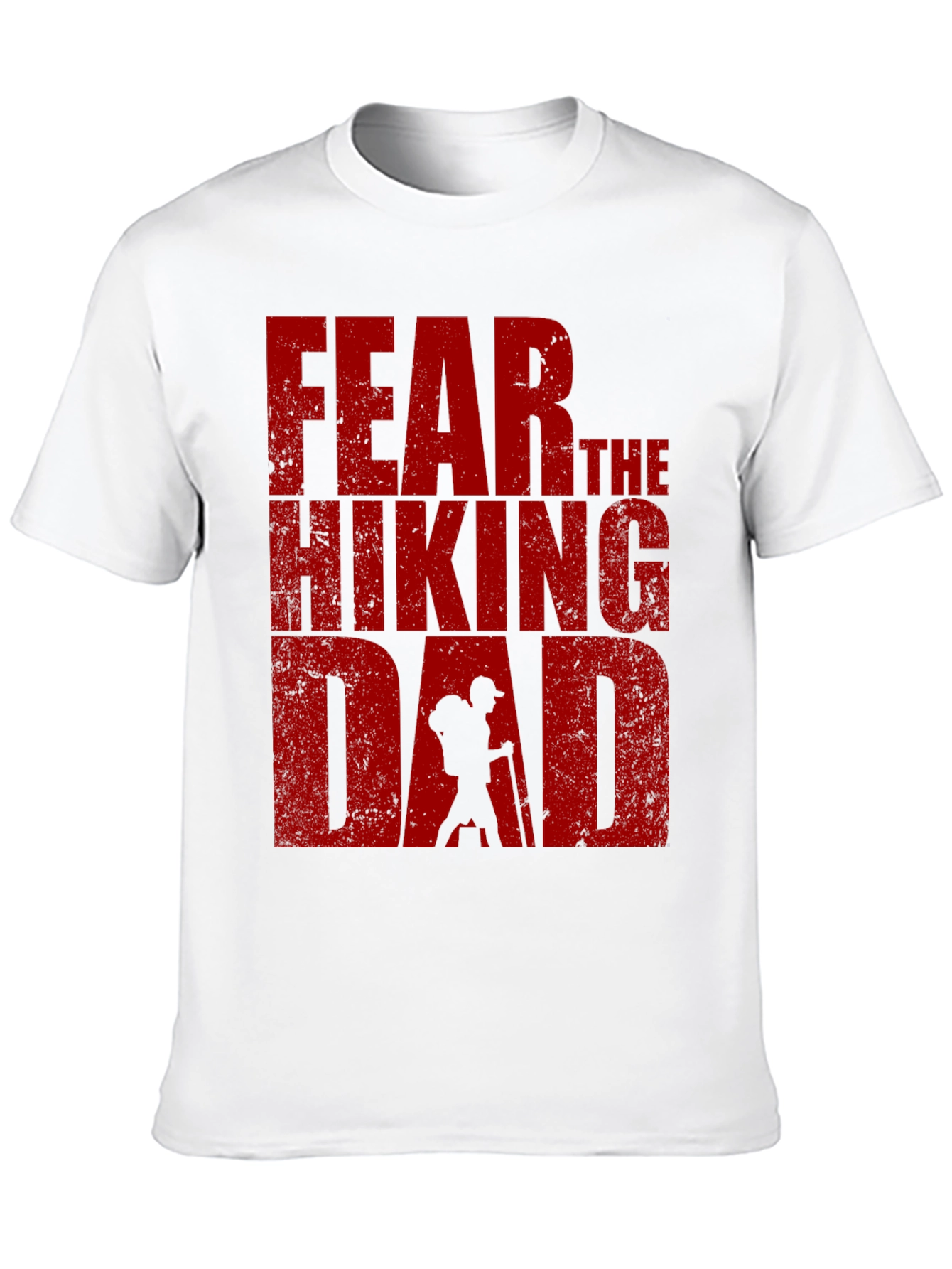 Fear The Hiking Dad T-Shirt - Black