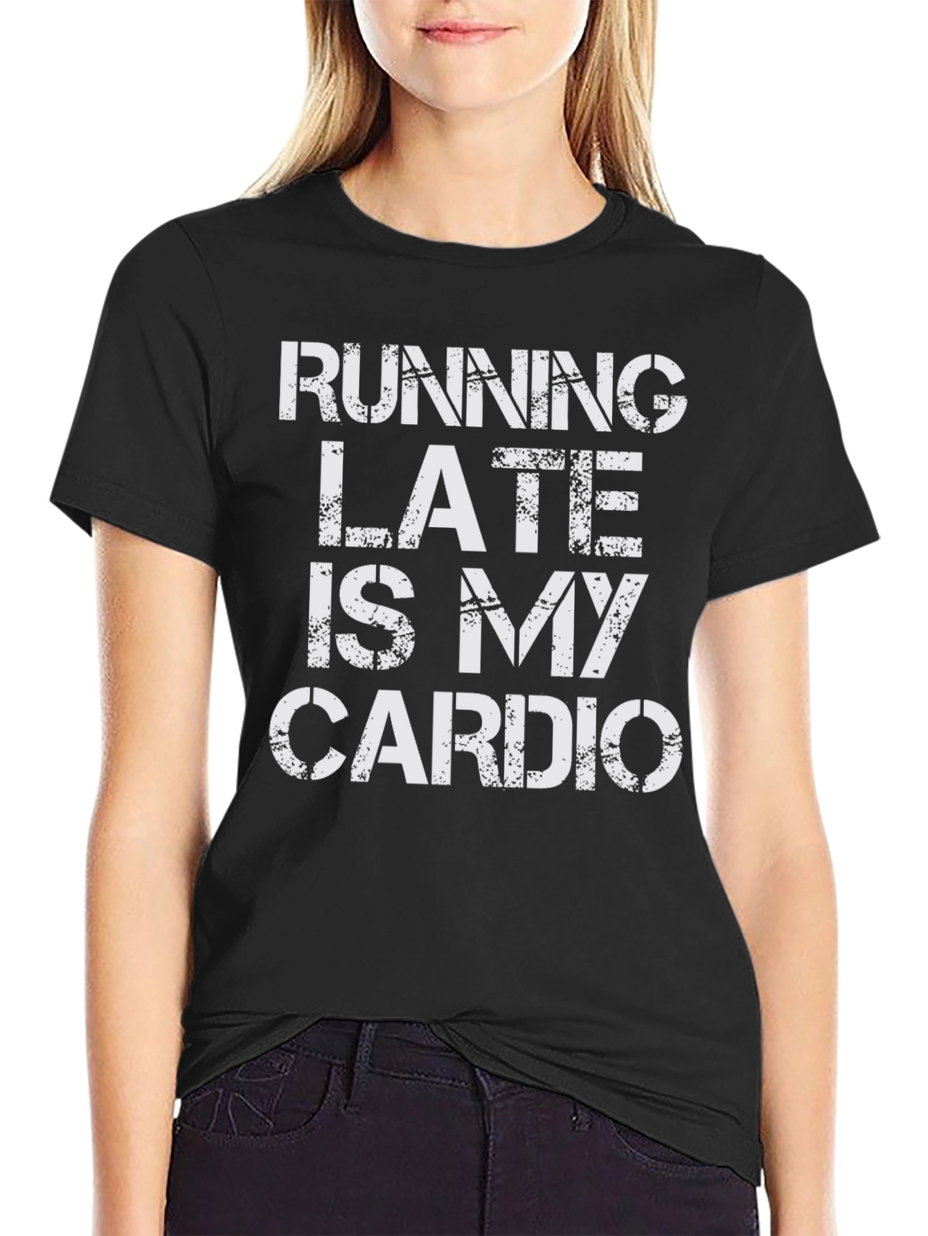 Running Late is My Cardio Graphic Tee
