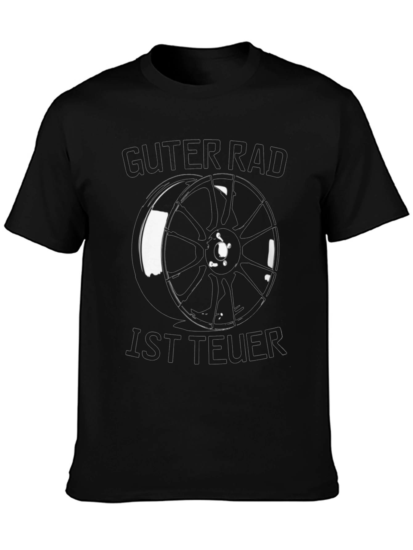 Guter Rad Ist Teuer Black T-Shirt