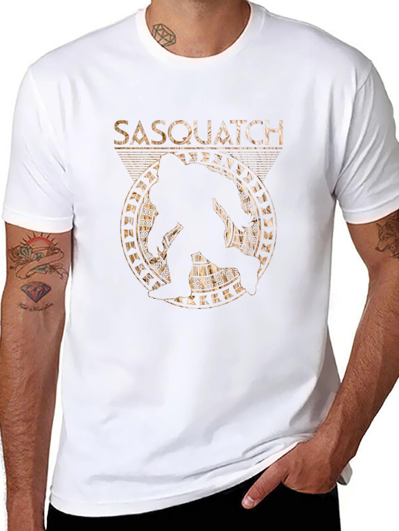 Sasquatch Graphic T-Shirt Bigfoot Tee