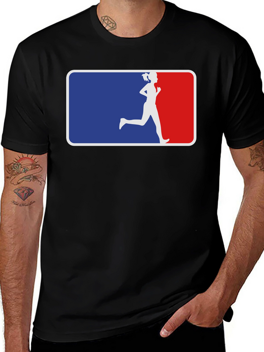 Runner Silhouette Graphic Tee - Athletic Style