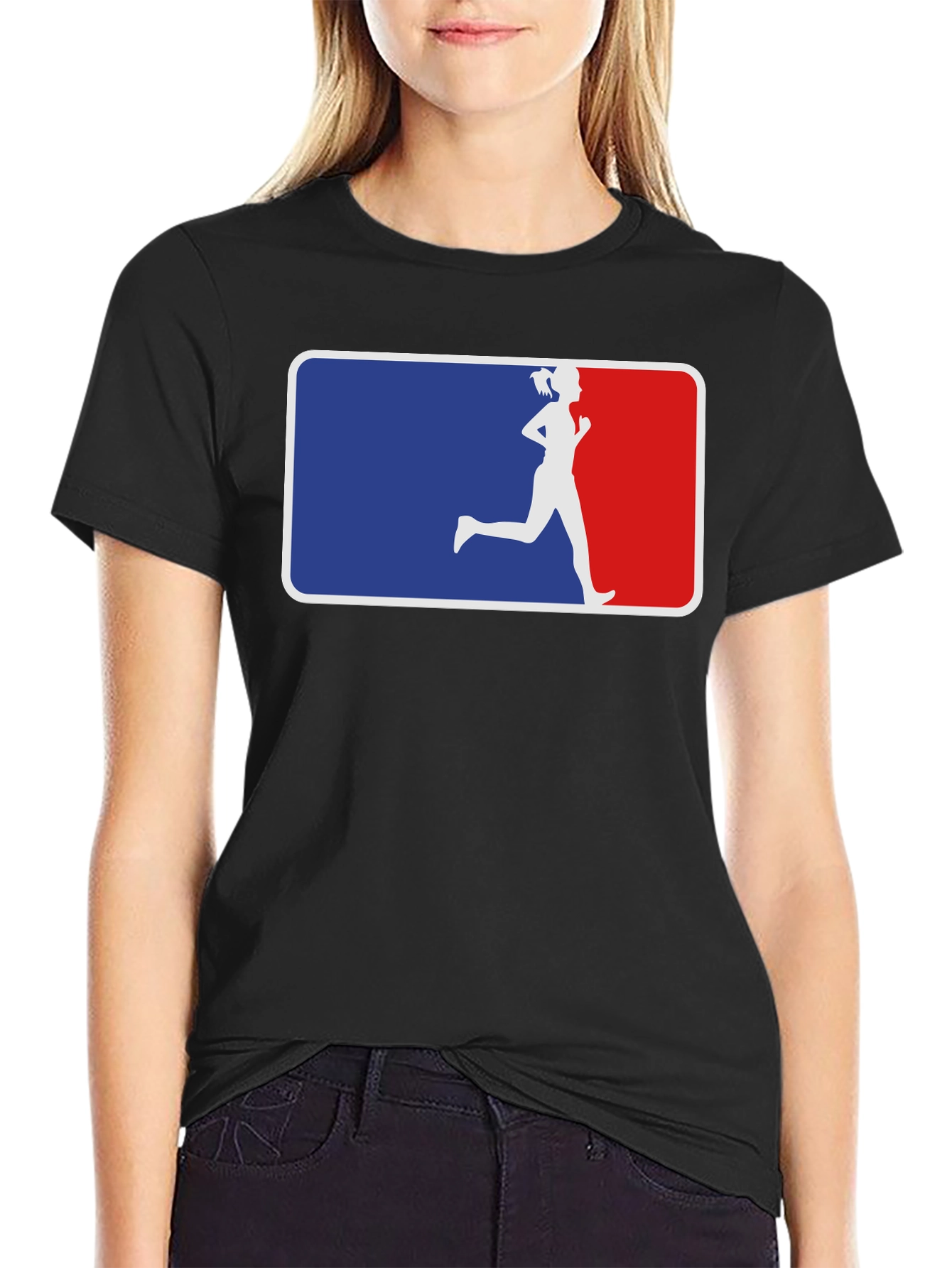 Runner Silhouette Graphic Tee - Athletic Style