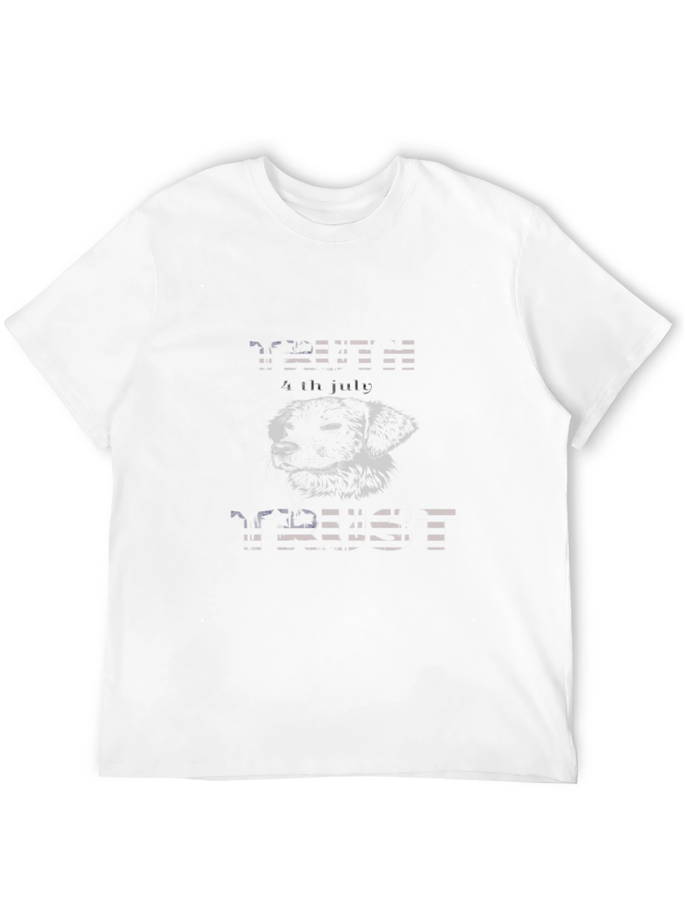 Patriotic 4th of July Mens Black T-Shirt