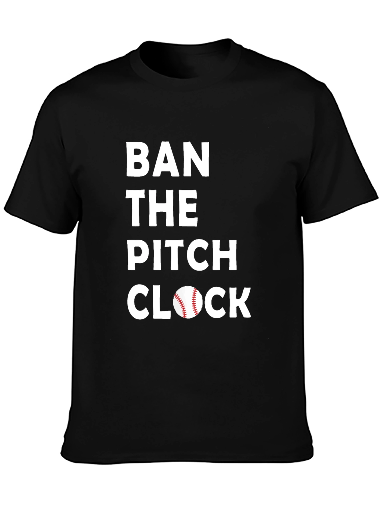 Ban the Pitch Clock Baseball T-Shirt