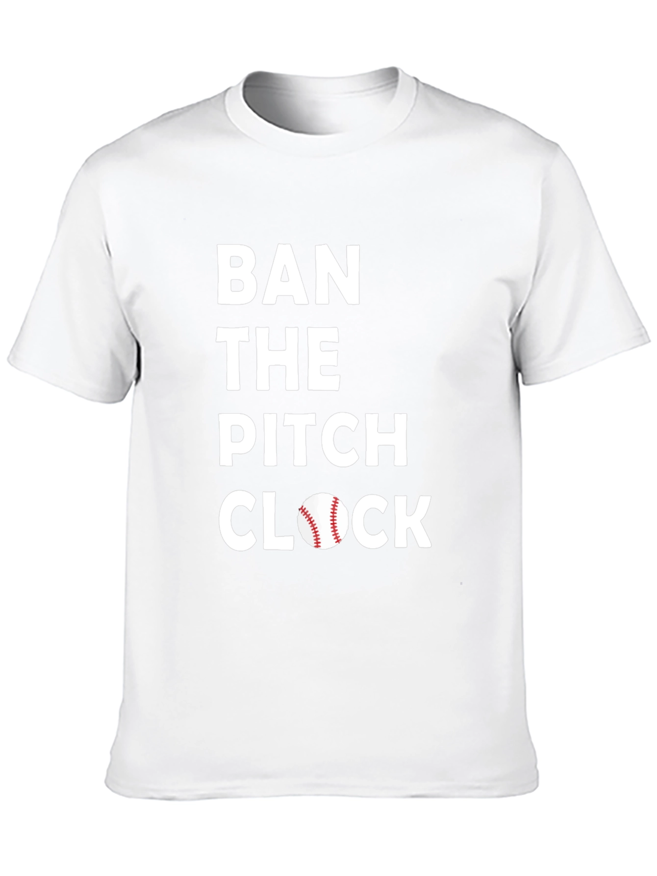 Ban the Pitch Clock Baseball T-Shirt