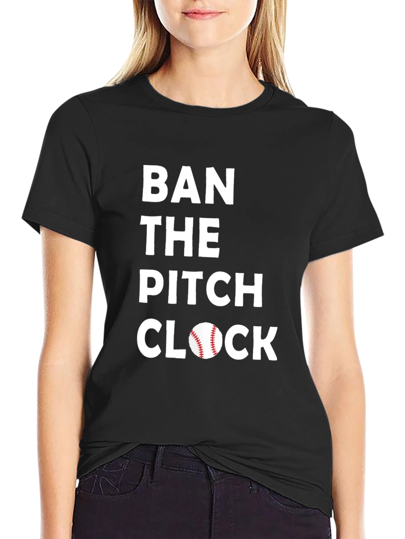 Ban the Pitch Clock Baseball T-Shirt