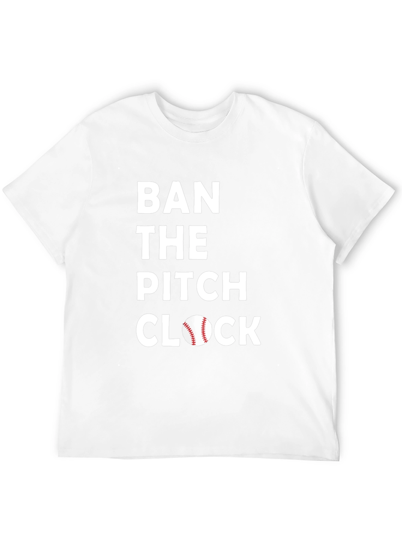 Ban the Pitch Clock Baseball T-Shirt