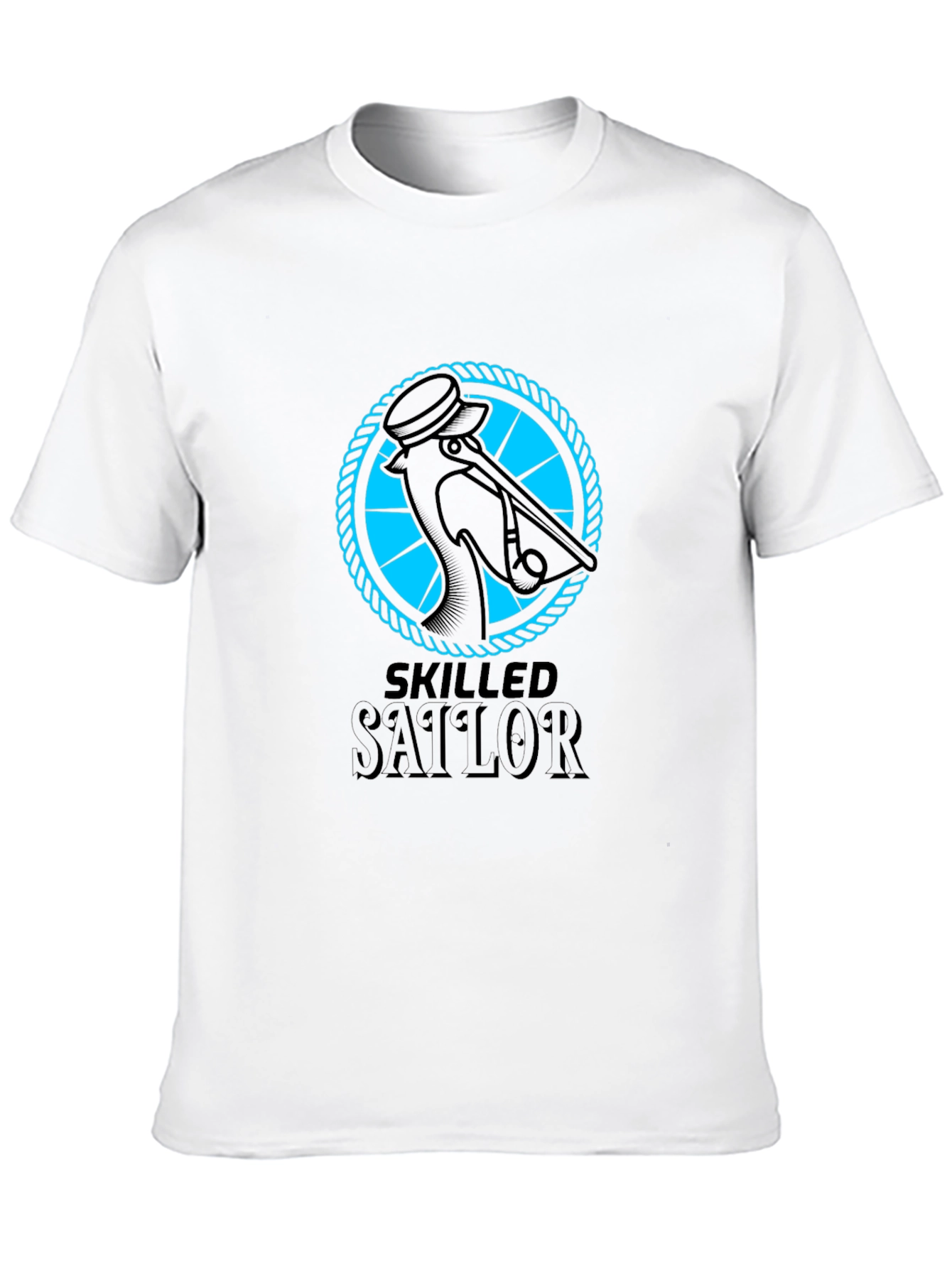 Skilled Sailor Graphic Tee - Black