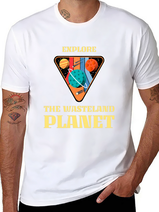 Explore the Wasteland Planet Graphic Tee