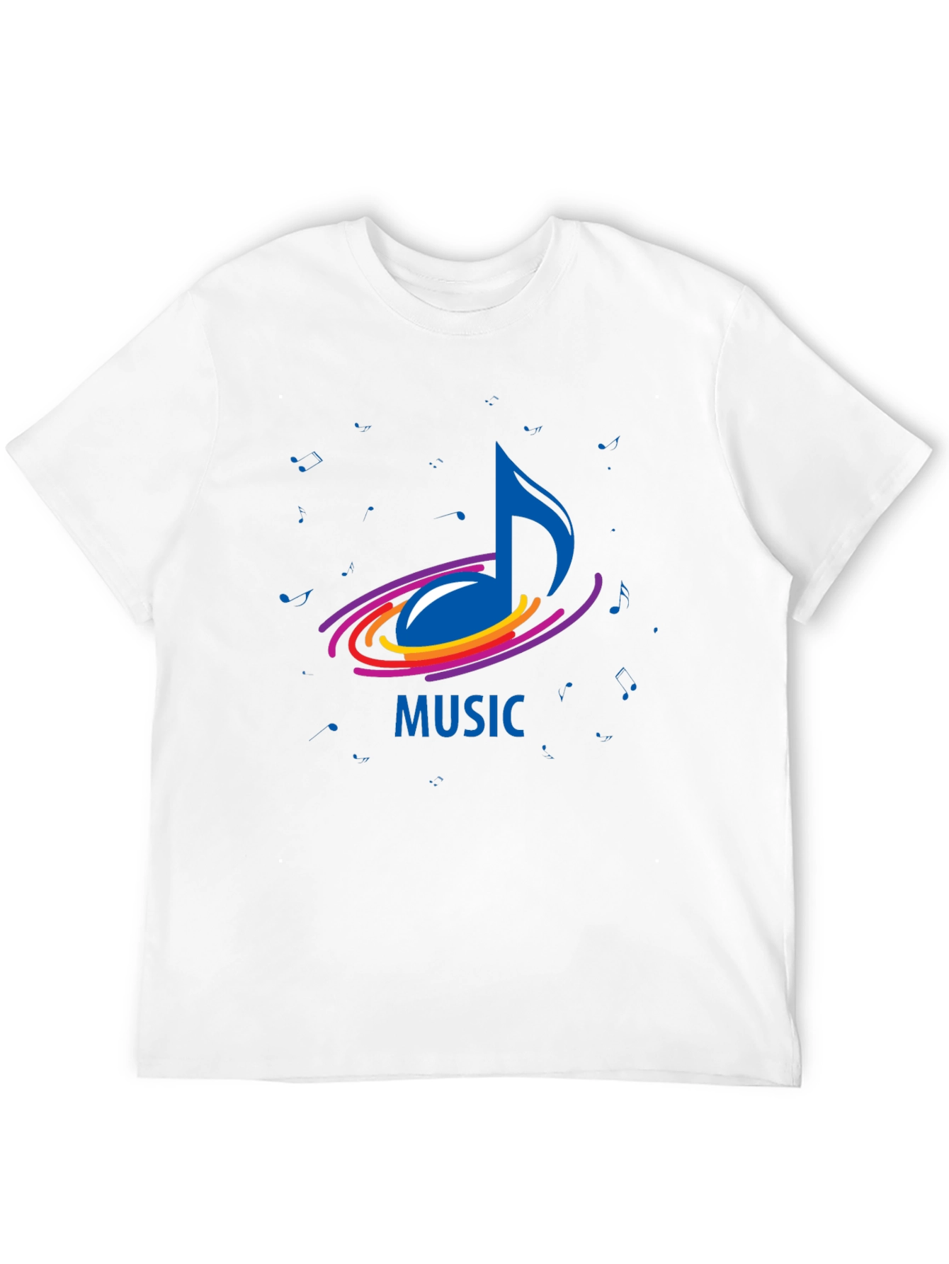 Music Note Graphic Tee - Stylish Casual Wear