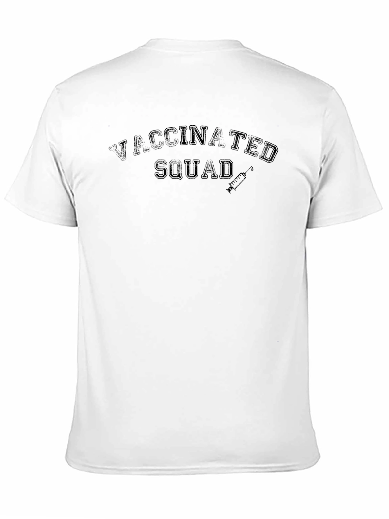 Vaccinated Squad T-Shirt - Classic Crew Neck Tee