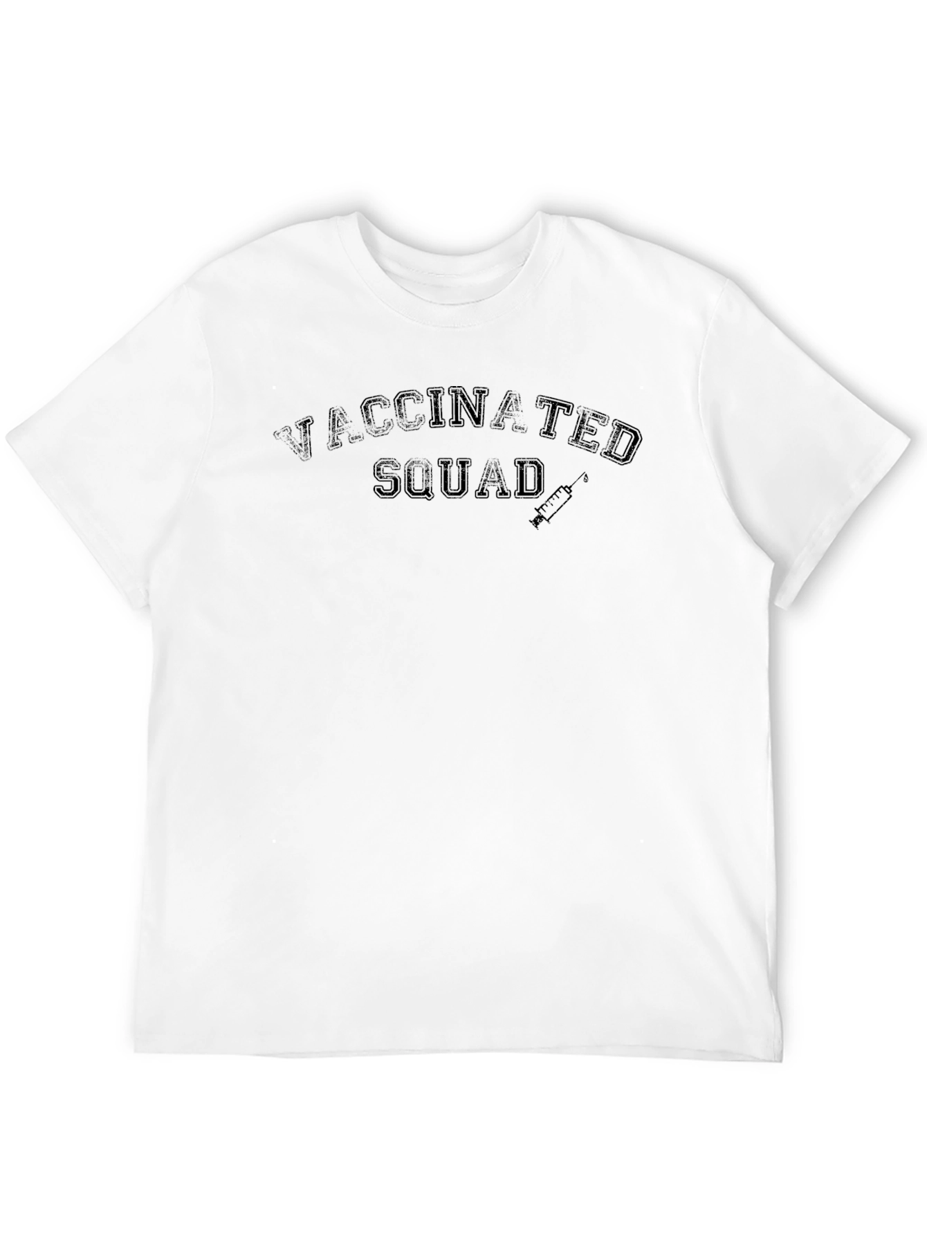 Vaccinated Squad T-Shirt - Classic Crew Neck Tee