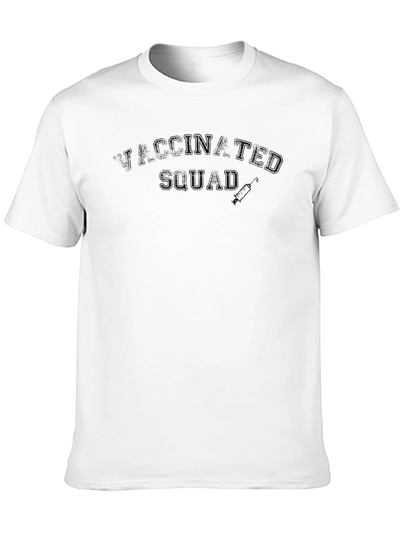Vaccinated Squad T-Shirt - Classic Crew Neck Tee