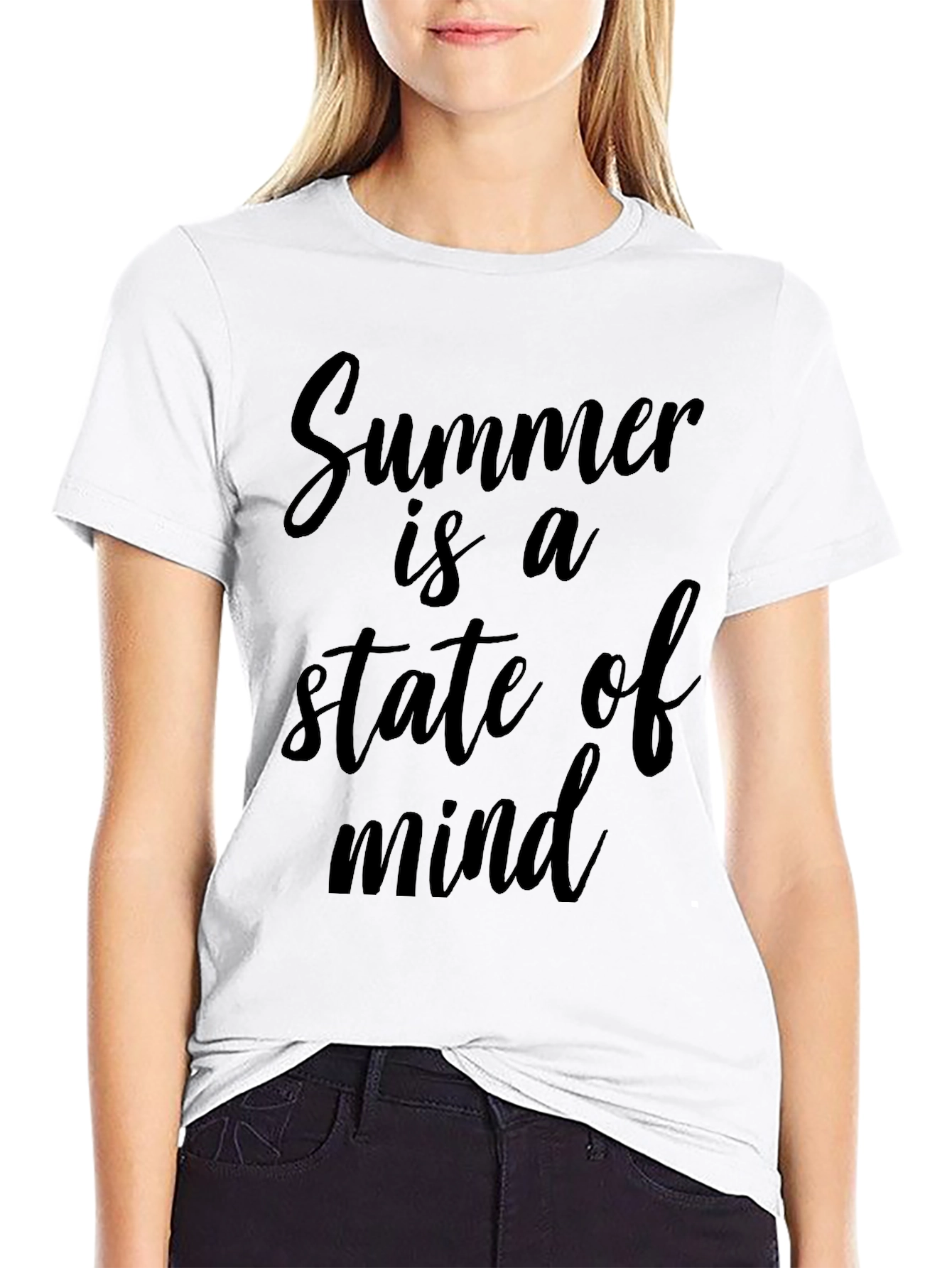 Summer State of Mind Black T-Shirt