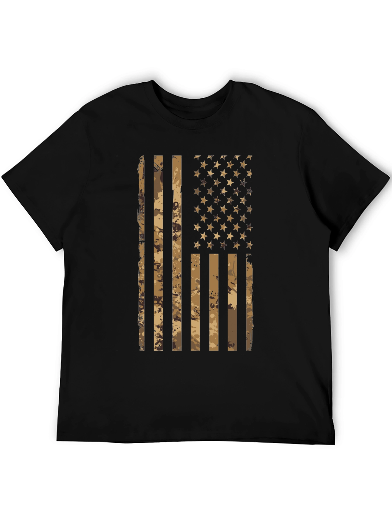 Camouflage American Flag T-Shirt - Patriot Pride