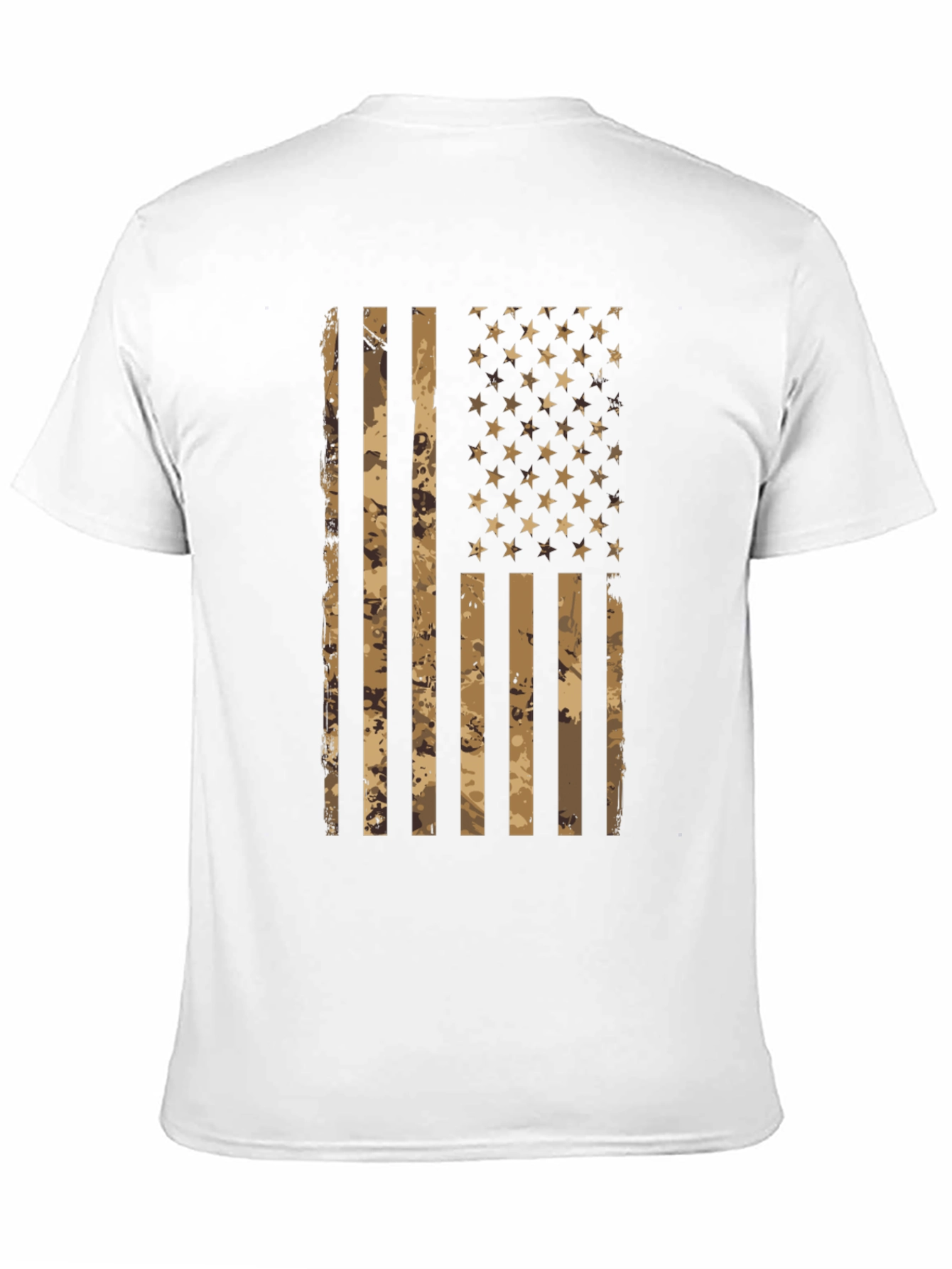 Camouflage American Flag T-Shirt - Patriot Pride