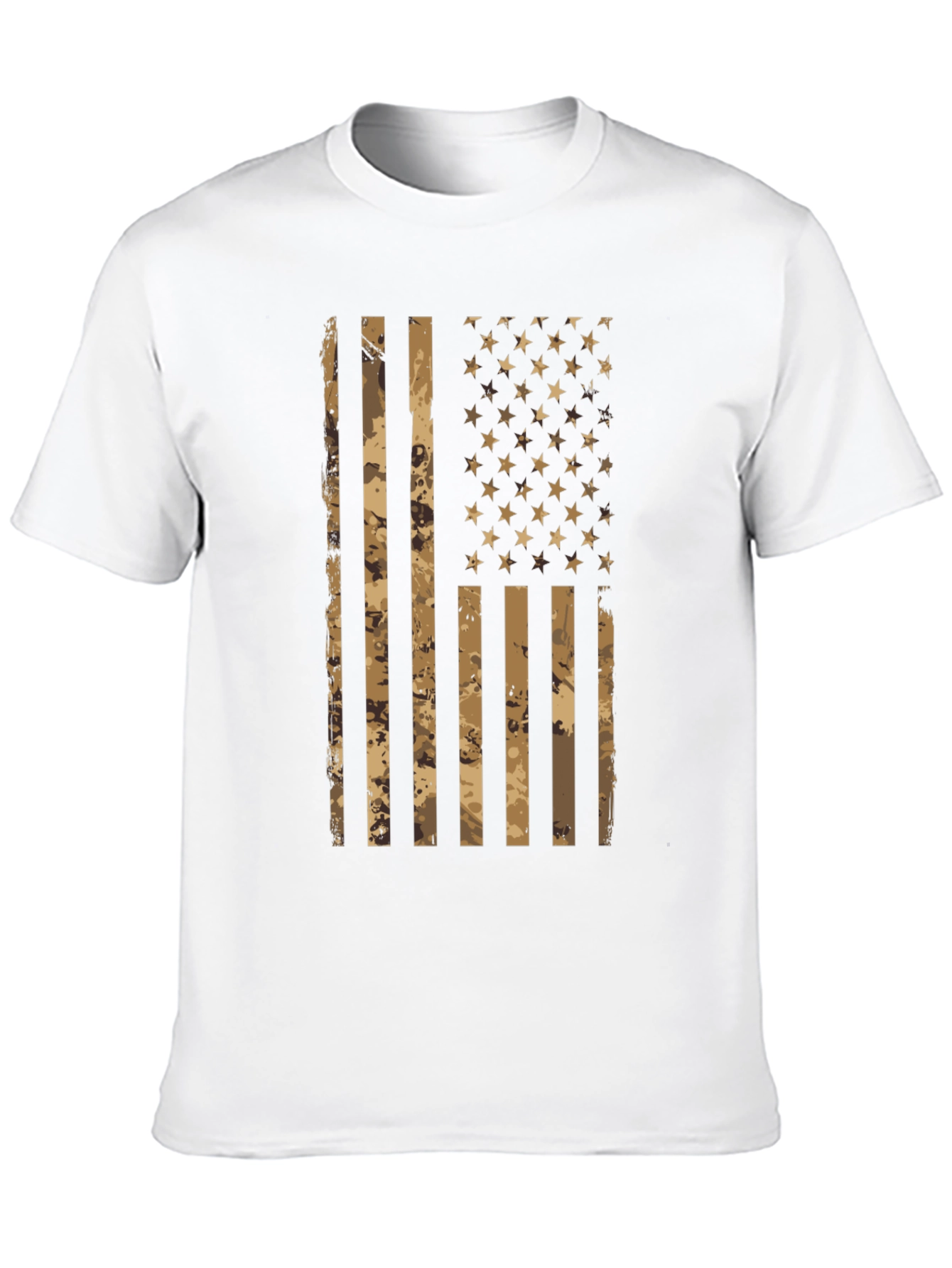 Camouflage American Flag T-Shirt - Patriot Pride
