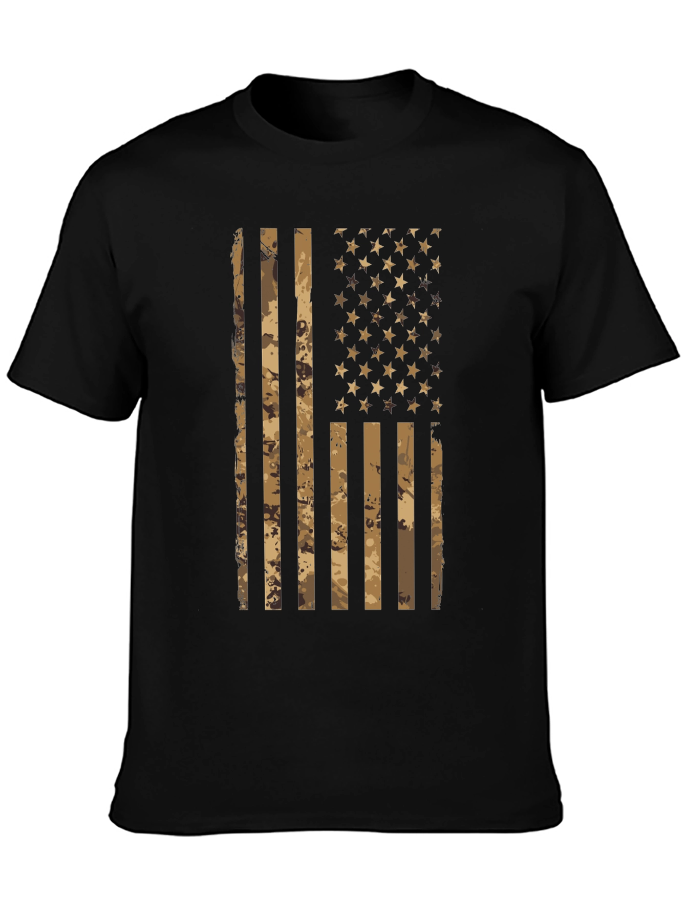 Camouflage American Flag T-Shirt - Patriot Pride
