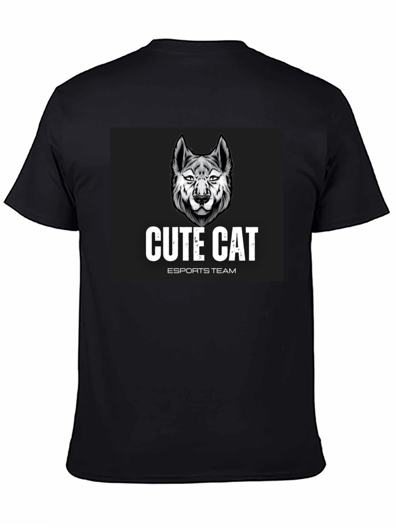 Cute Cat Esports Team Graphic T-Shirt