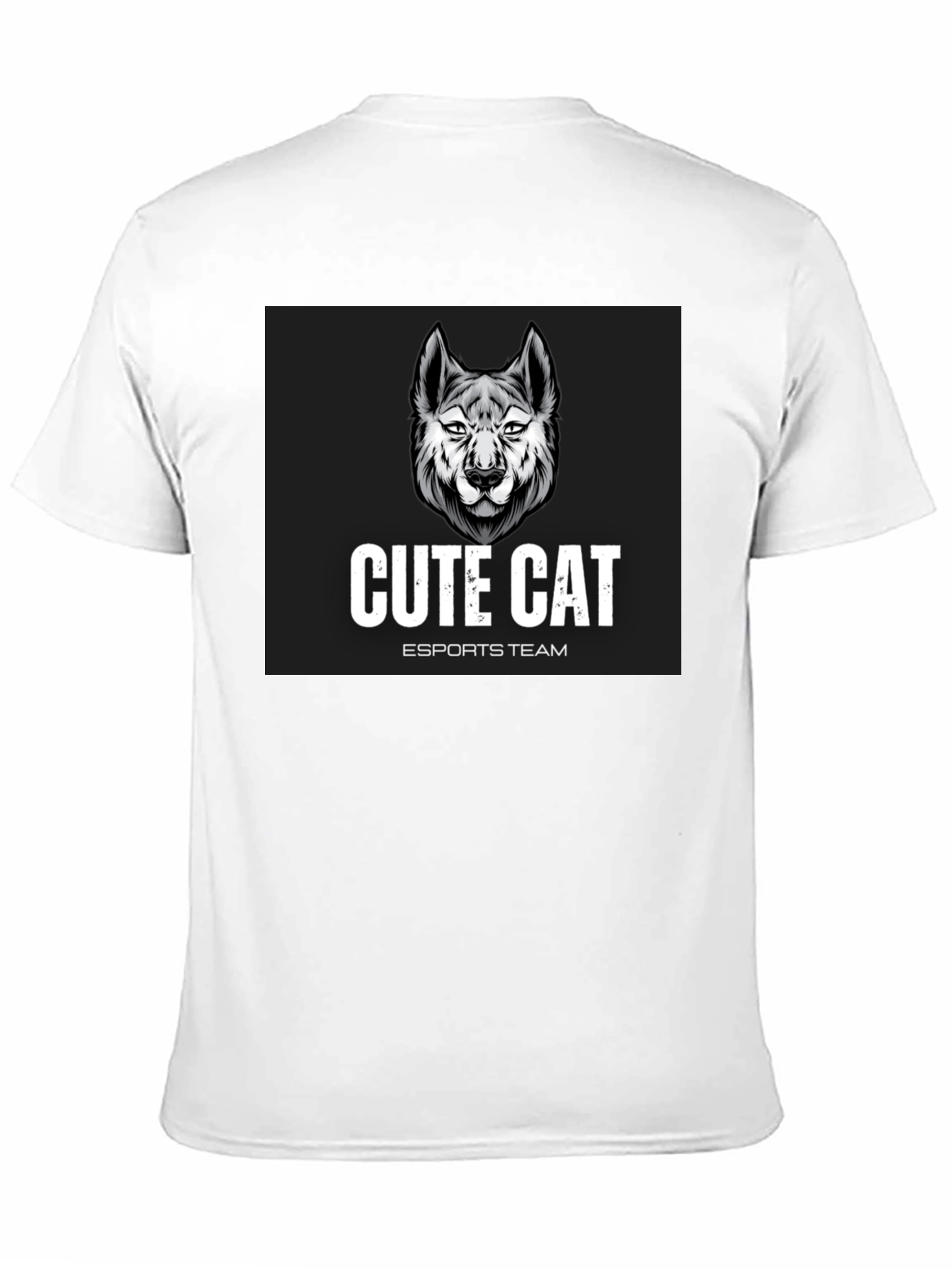 Cute Cat Esports Team Graphic T-Shirt