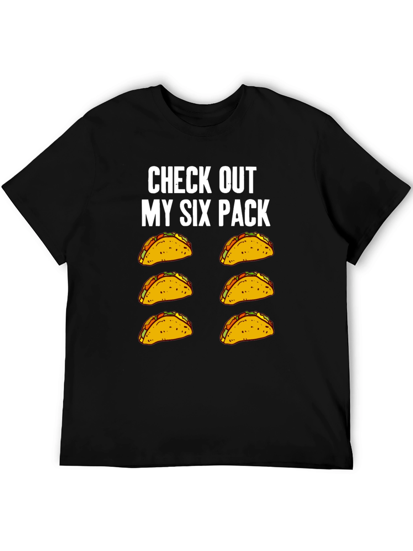 Taco Six Pack T-Shirt - Funny Graphic Tee