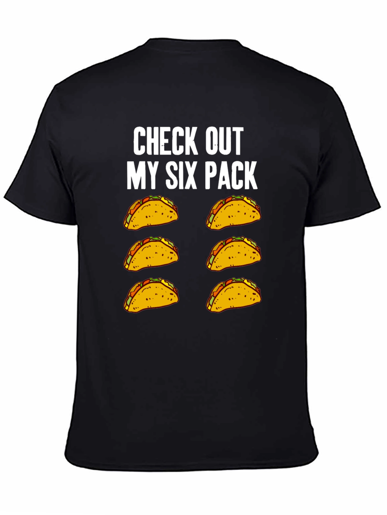 Taco Six Pack T-Shirt - Funny Graphic Tee