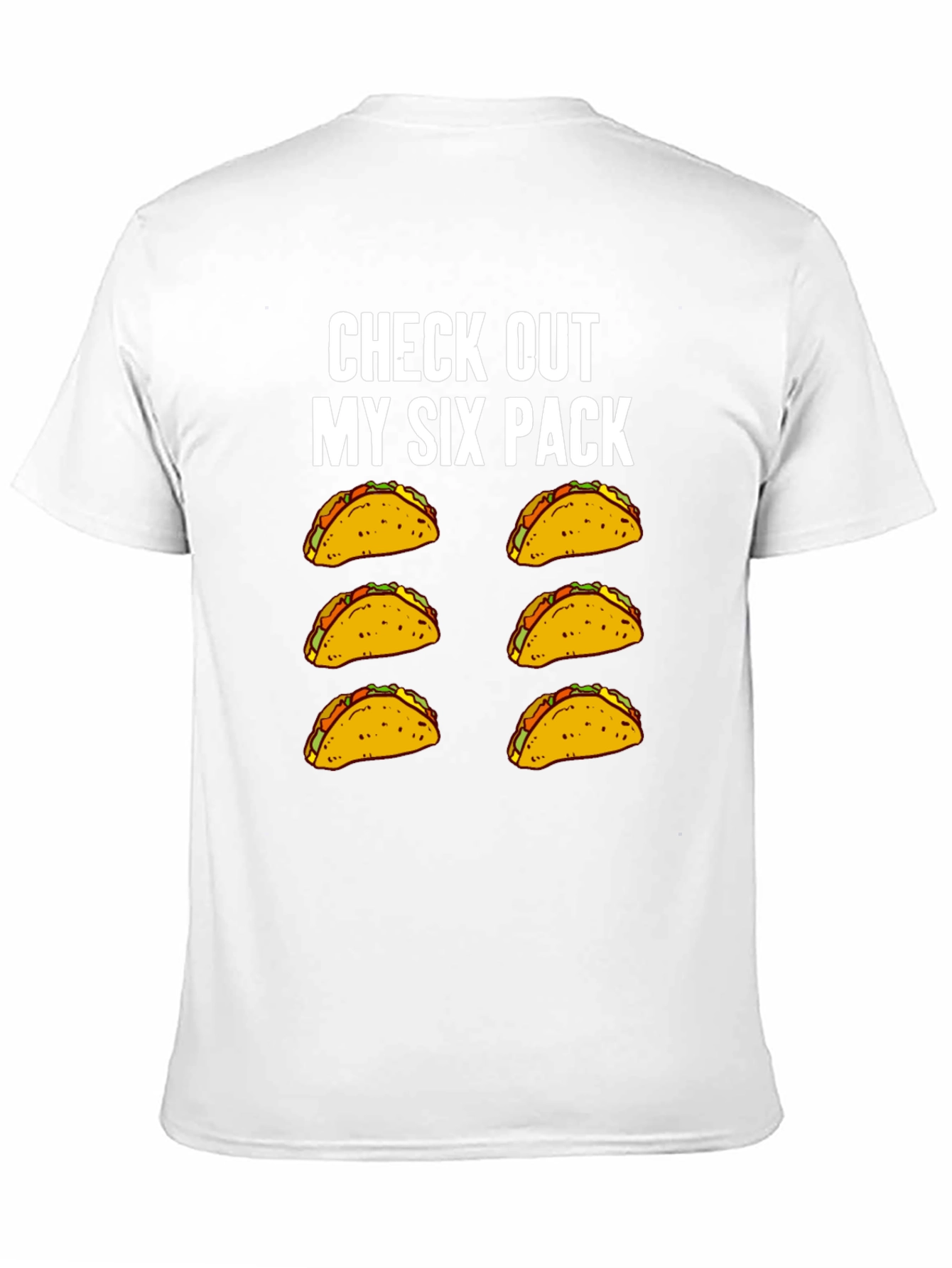 Taco Six Pack T-Shirt - Funny Graphic Tee