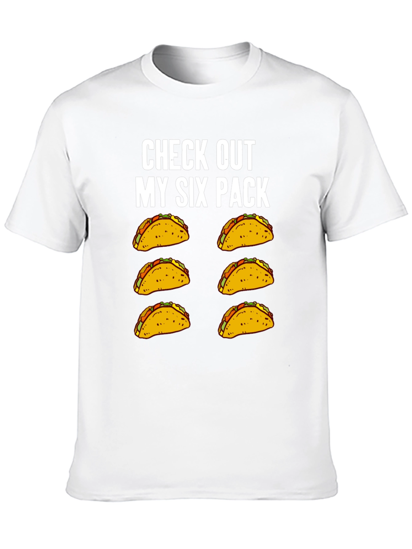 Taco Six Pack T-Shirt - Funny Graphic Tee