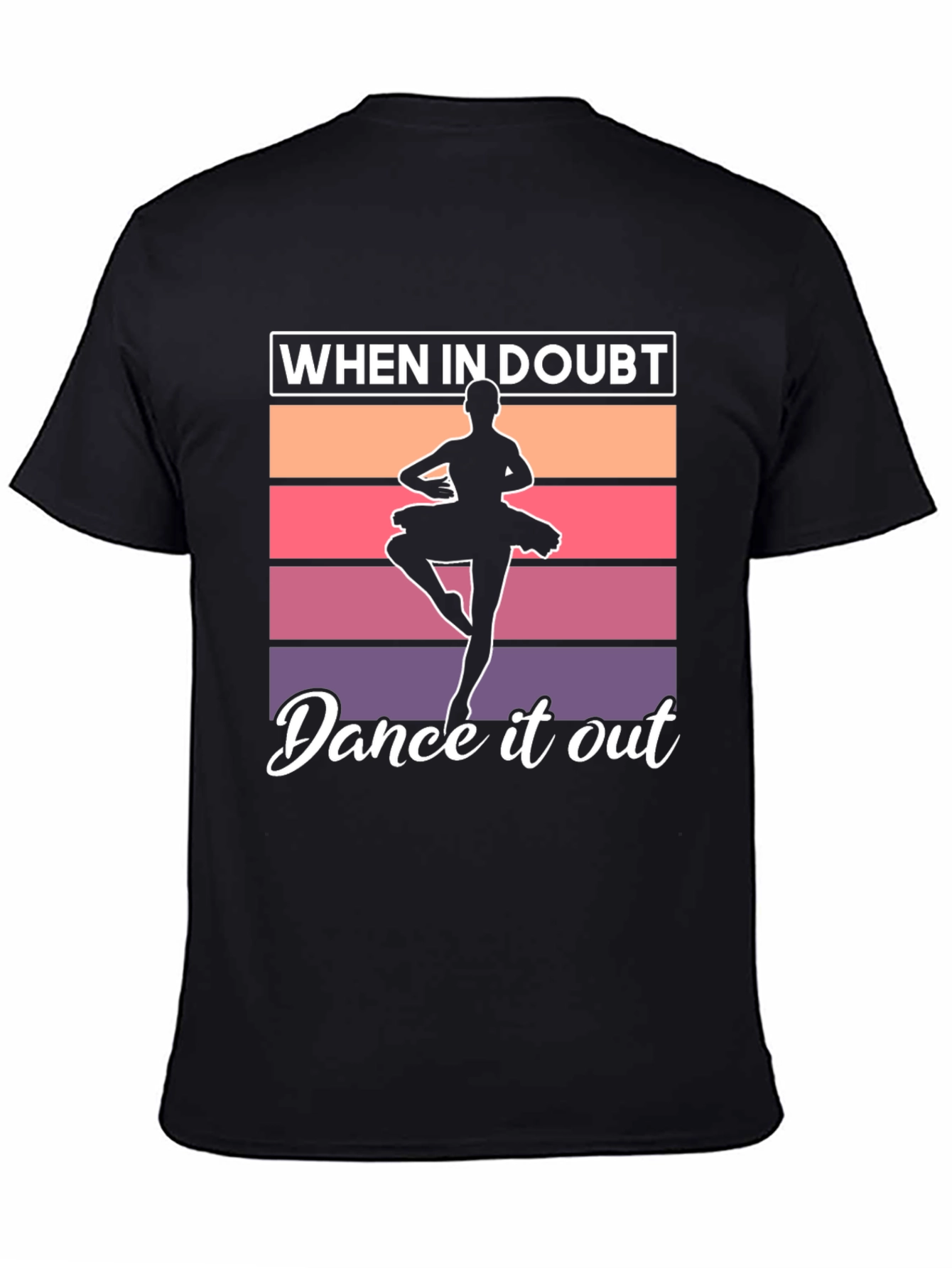 Dance It Out T-Shirt - Ballerina Graphic Tee