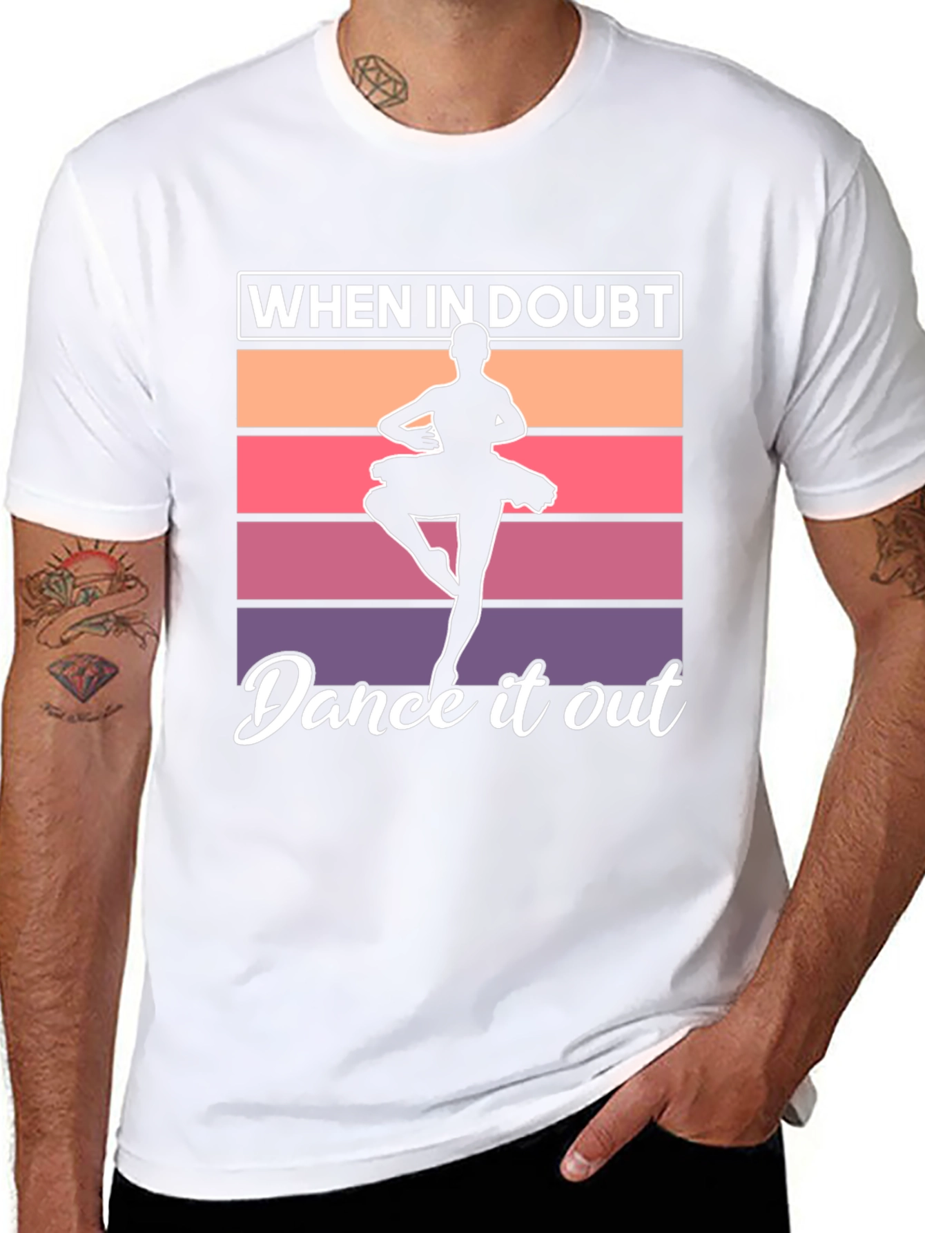 Dance It Out T-Shirt - Ballerina Graphic Tee