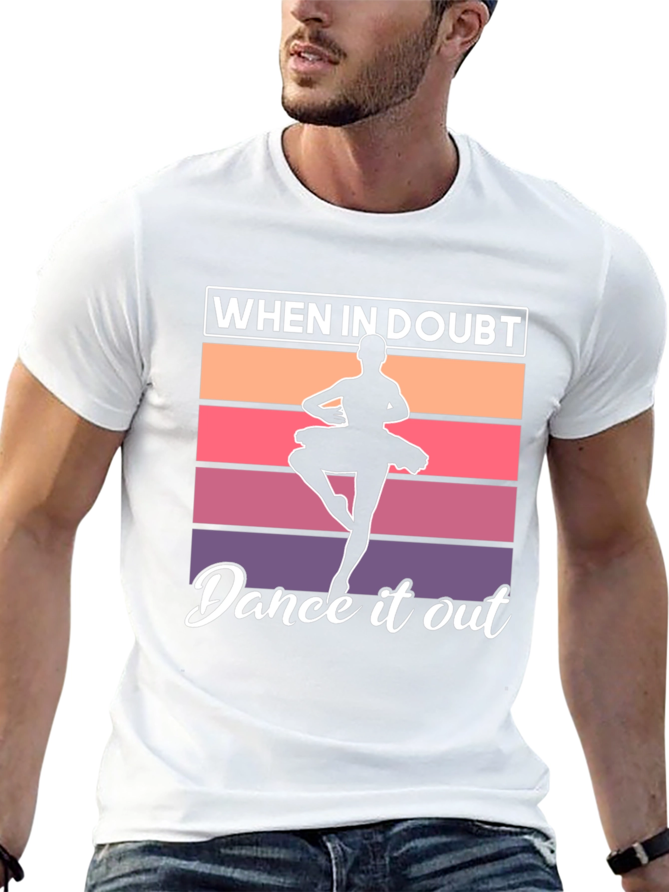 Dance It Out T-Shirt - Ballerina Graphic Tee
