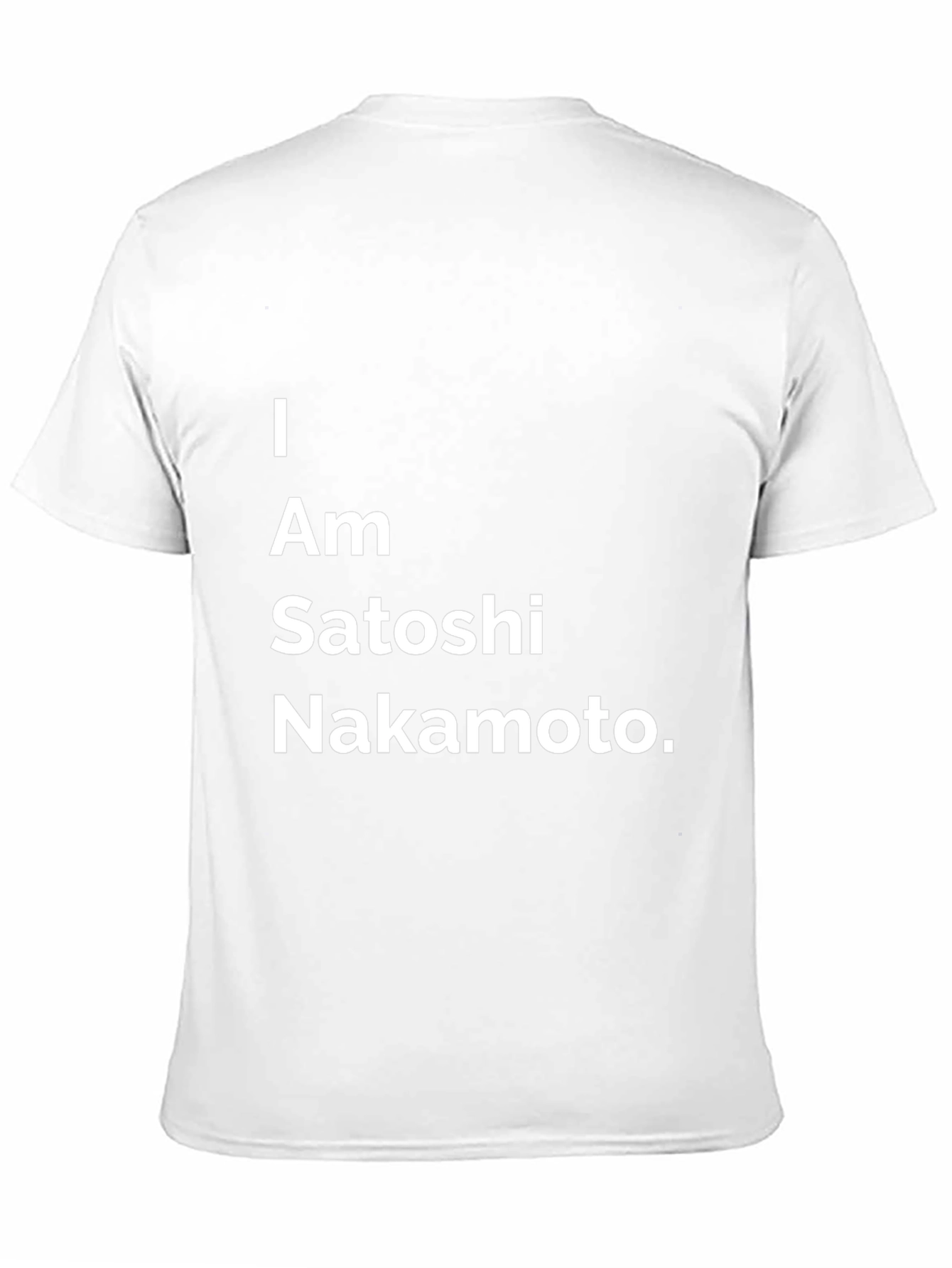I Am Satoshi Nakamoto Black T-Shirt